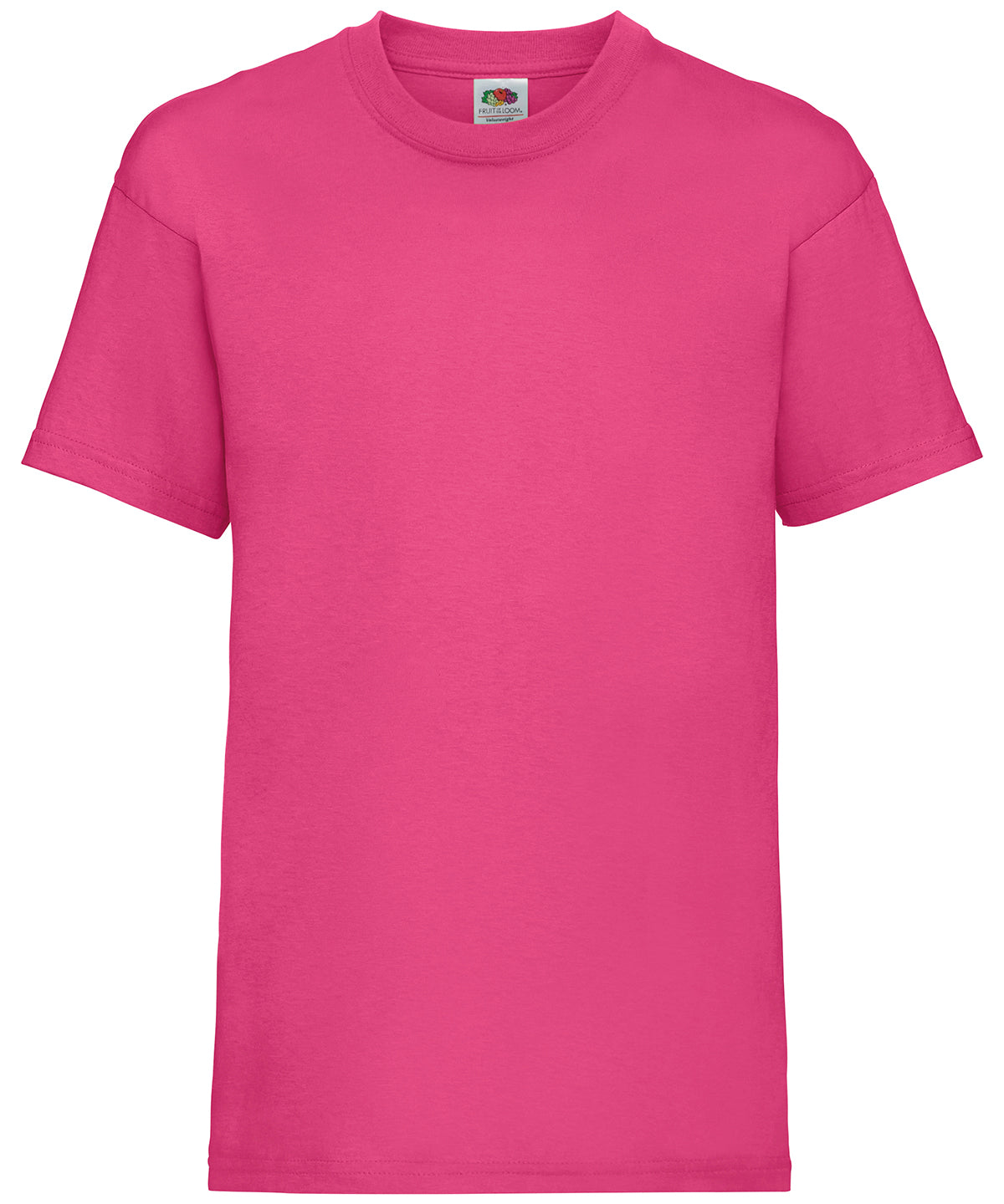 Kids valueweight T - 9/11 Years - Fuchsia