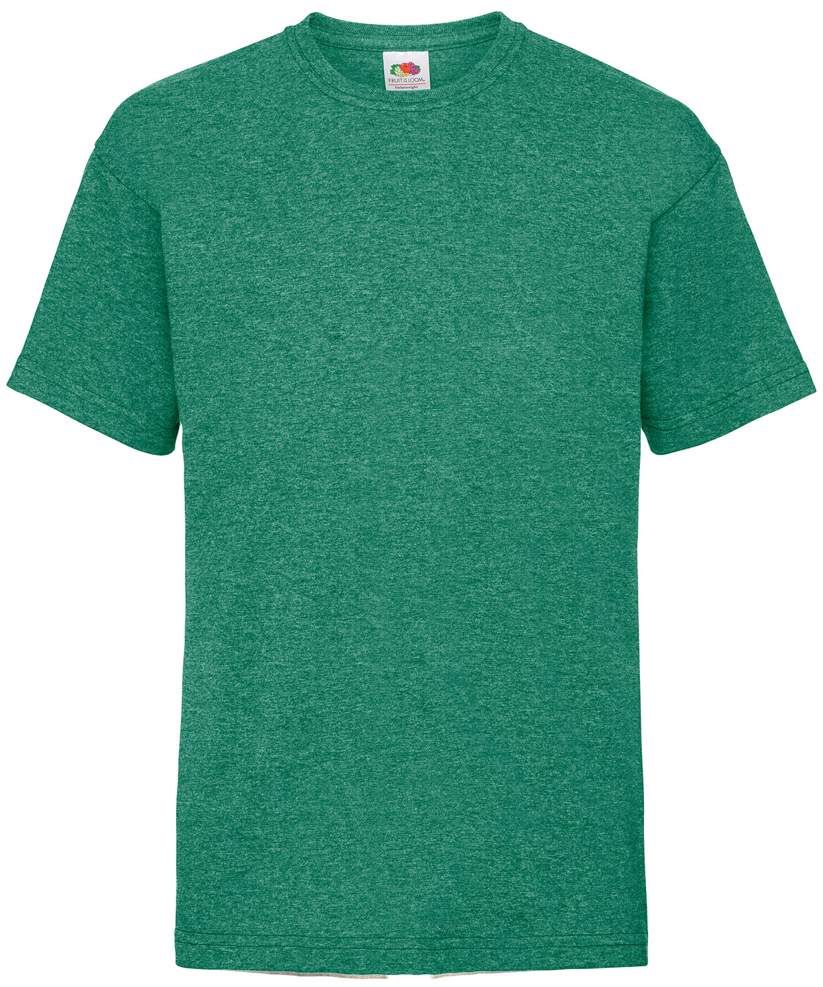 Kids valueweight T - 7/8 Years - Heather Green