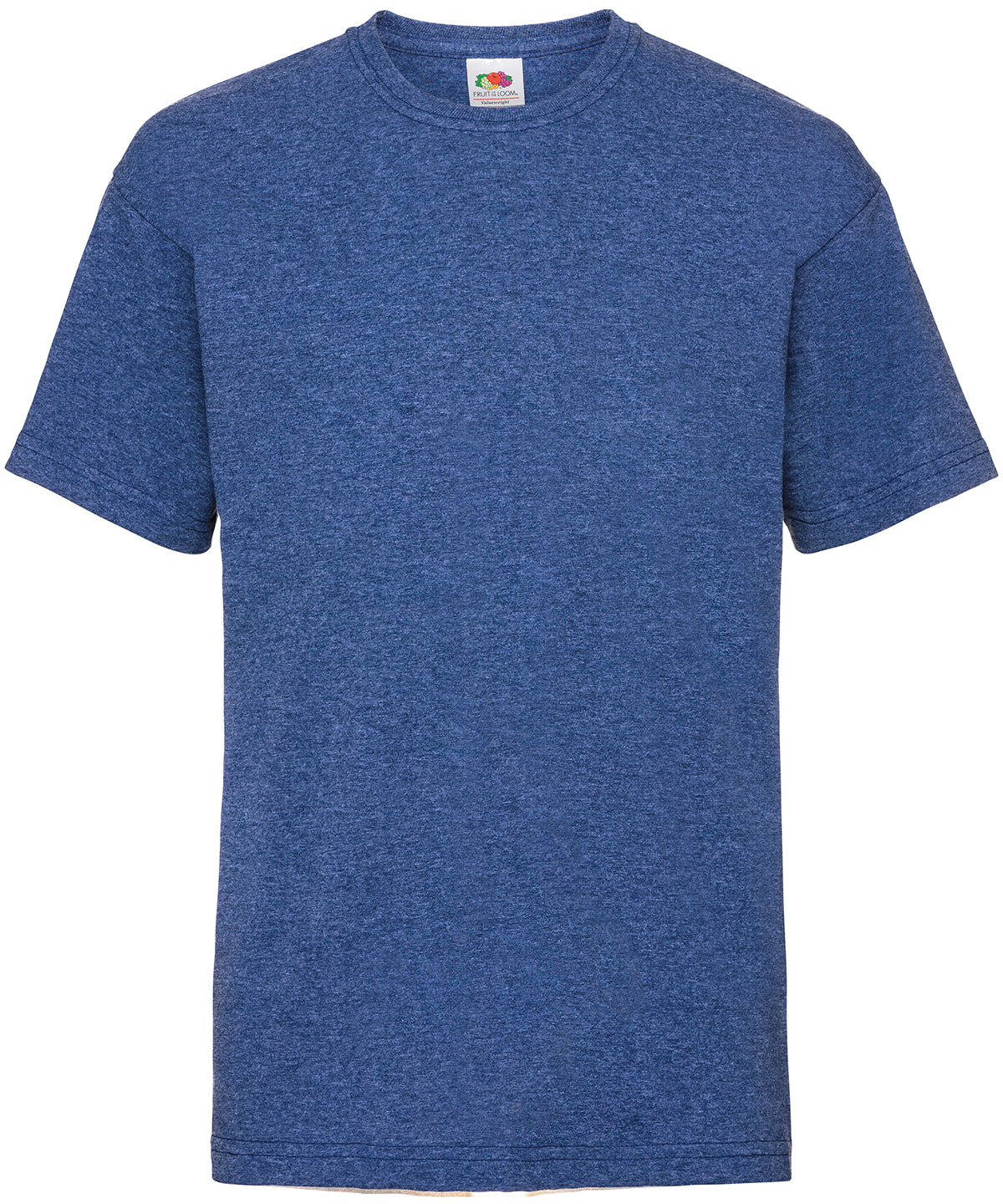 Kids valueweight T - 9/11 Years - Retro Heather Royal
