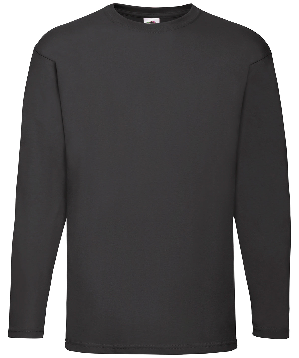 Valueweight long sleeve T - 4XL - Black*