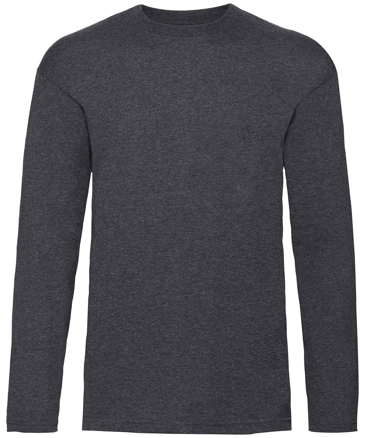Valueweight long sleeve T - XL - Dark Heather Grey
