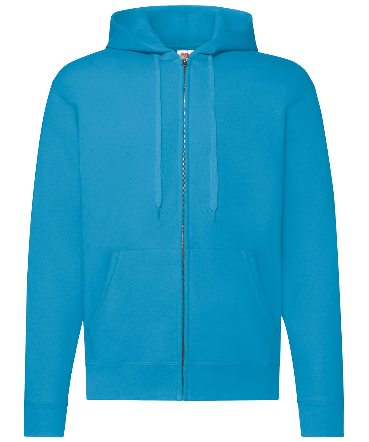Classic 80/20 hooded sweatshirt jacket - 2XL - Azure Blue