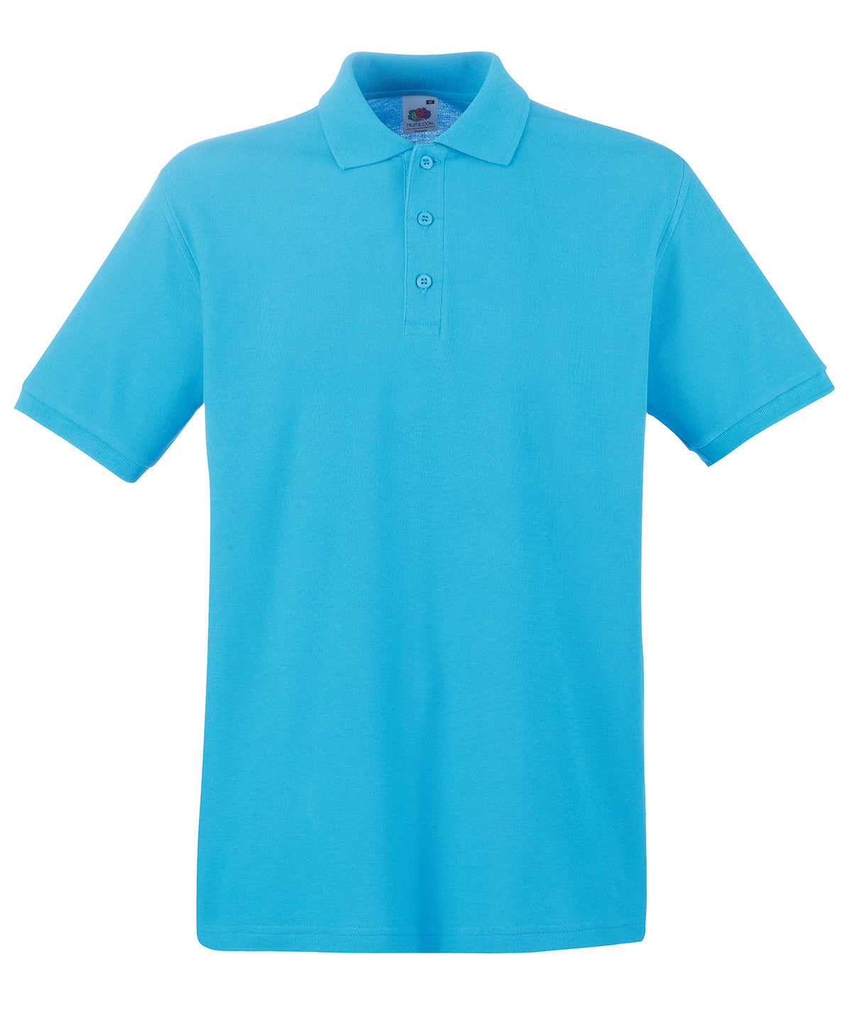 Premium polo - L - Azure Blue
