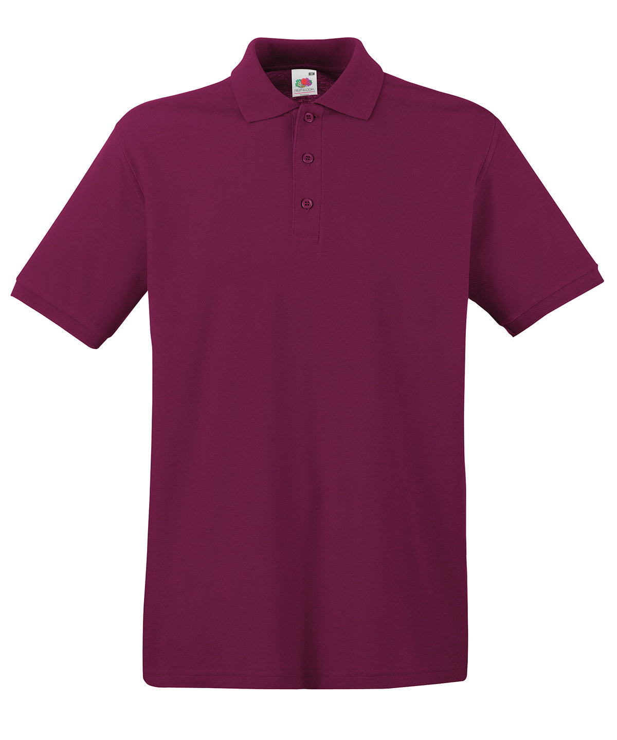 Premium polo - M - Burgundy