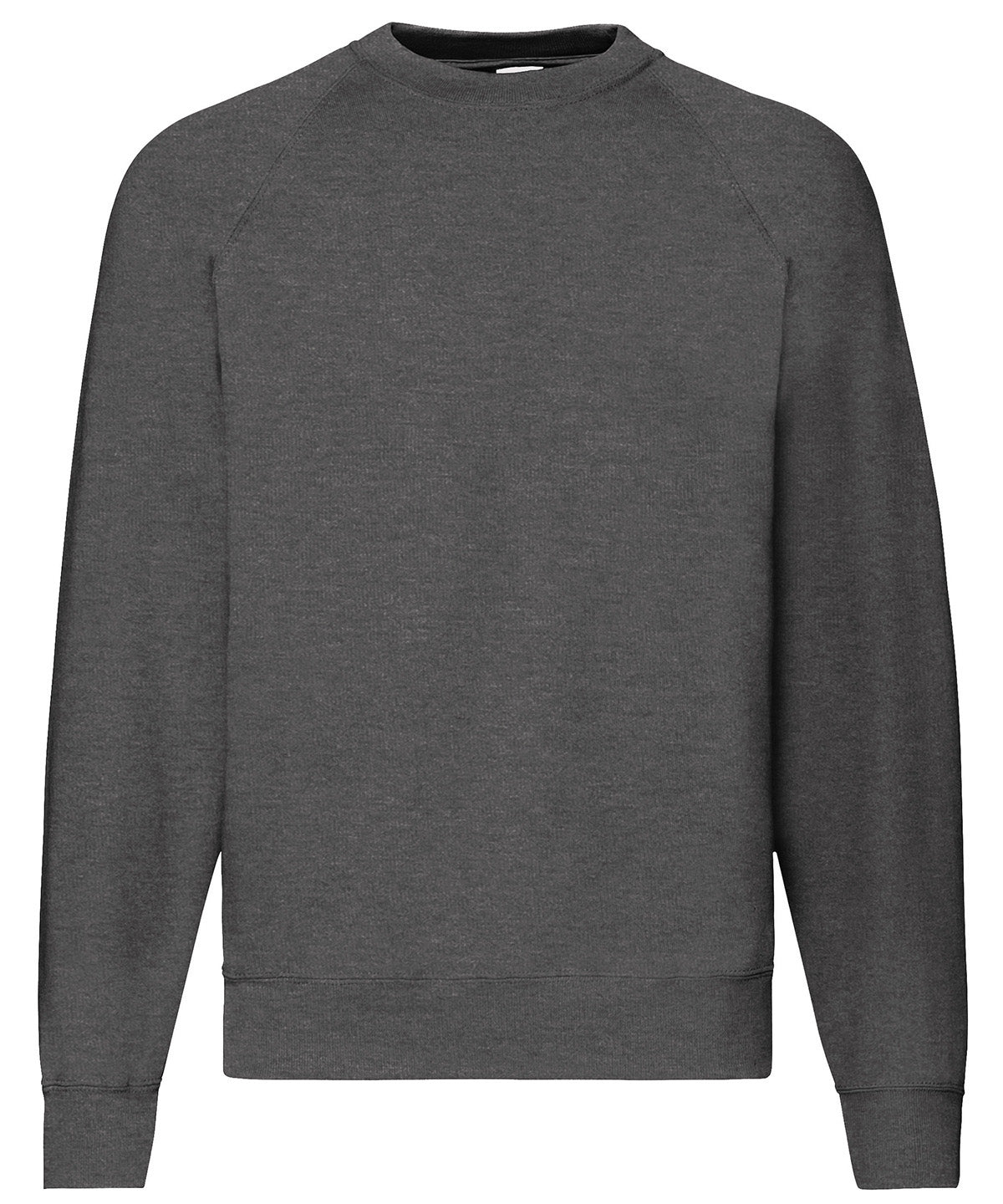 Classic 80/20 raglan sweatshirt - L - Dark Heather Grey