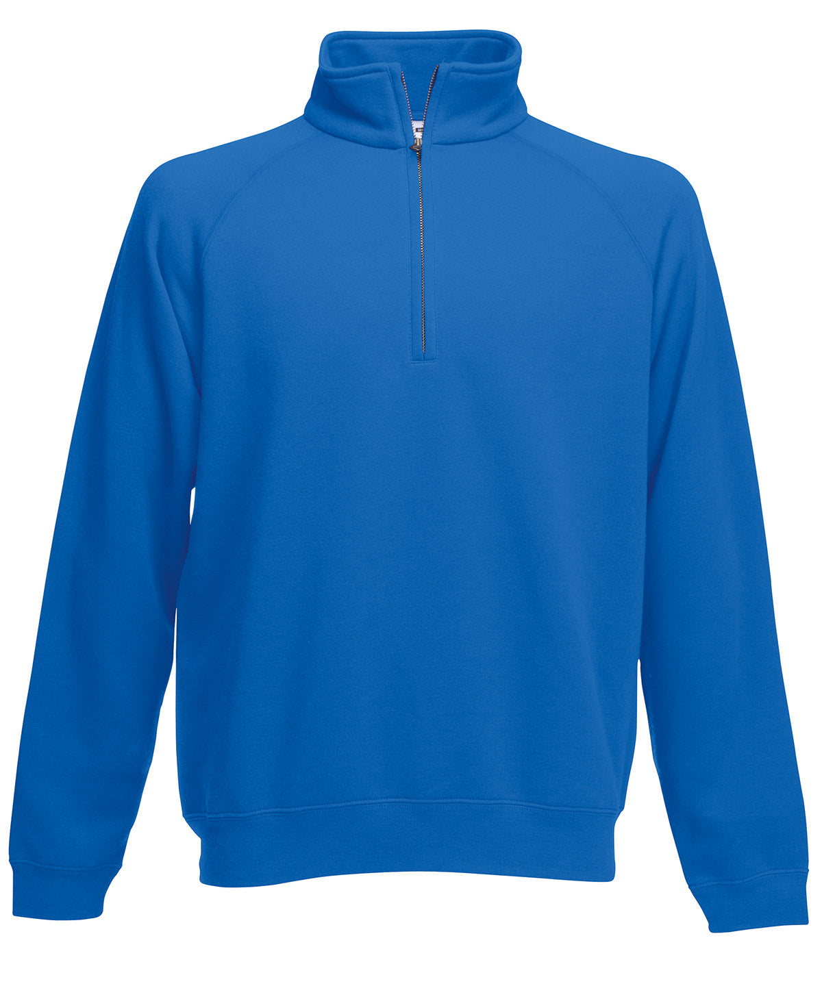 Premium 70/30 zip-neck sweatshirt - midweight fleece pullover for everyday wear