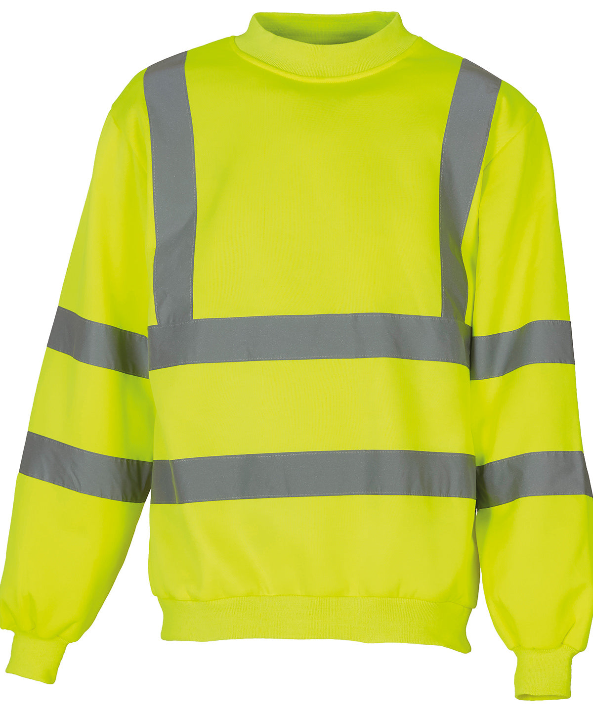 Hi-vis sweatshirt (HVJ510) - High Visibility Safety Workwear Sweatshirt with Reflective