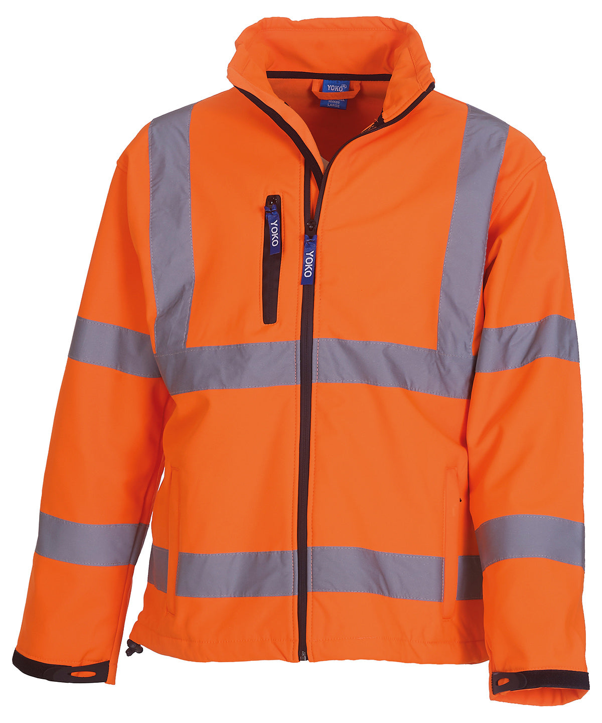 Hi-vis softshell jacket (HVK09) - High Visibility Safety Softshell Jacket for Work