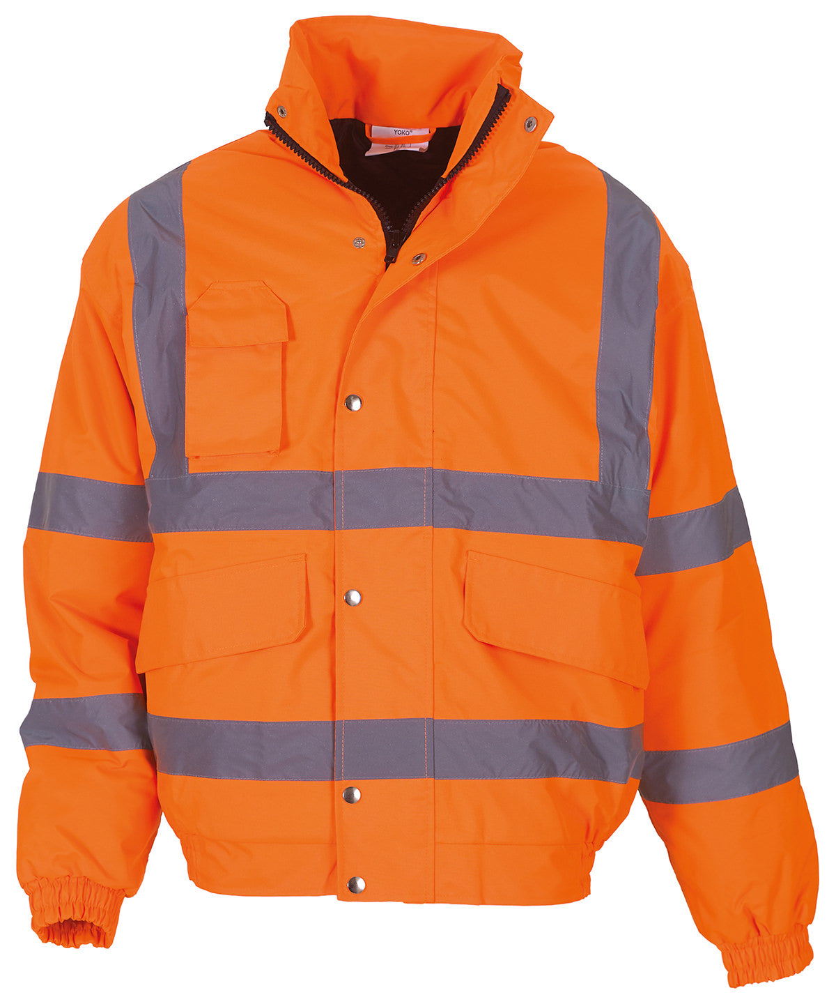 Hi-vis classic bomber jacket (HVP211) — High-visibility safety bomber jacket