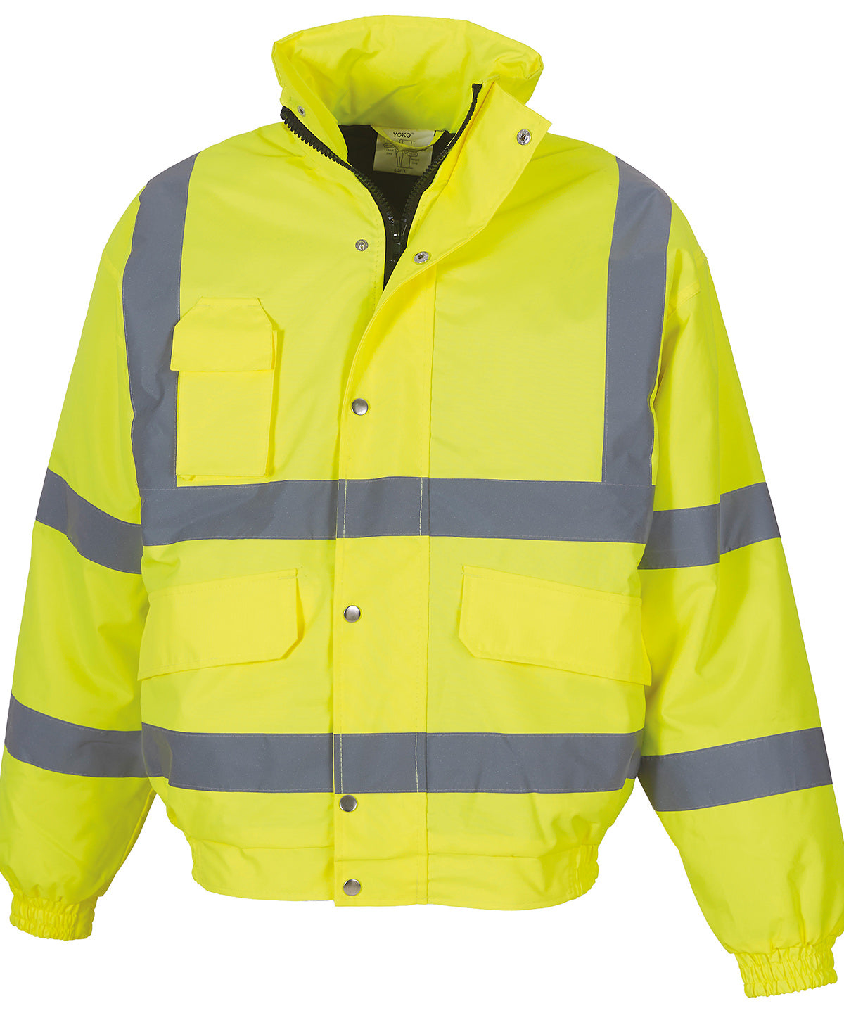 Hi-vis classic bomber jacket (HVP211) — High-visibility safety bomber jacket