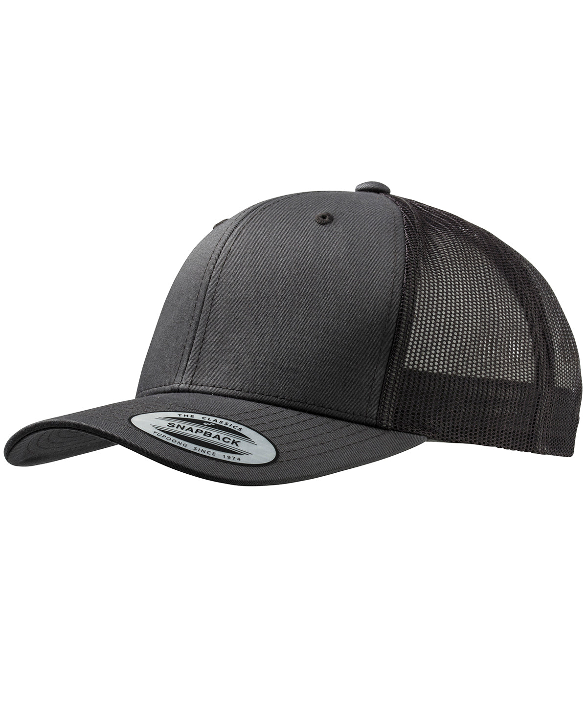 Retro trucker cap (6606) - classic mesh-back hat for everyday casual wear