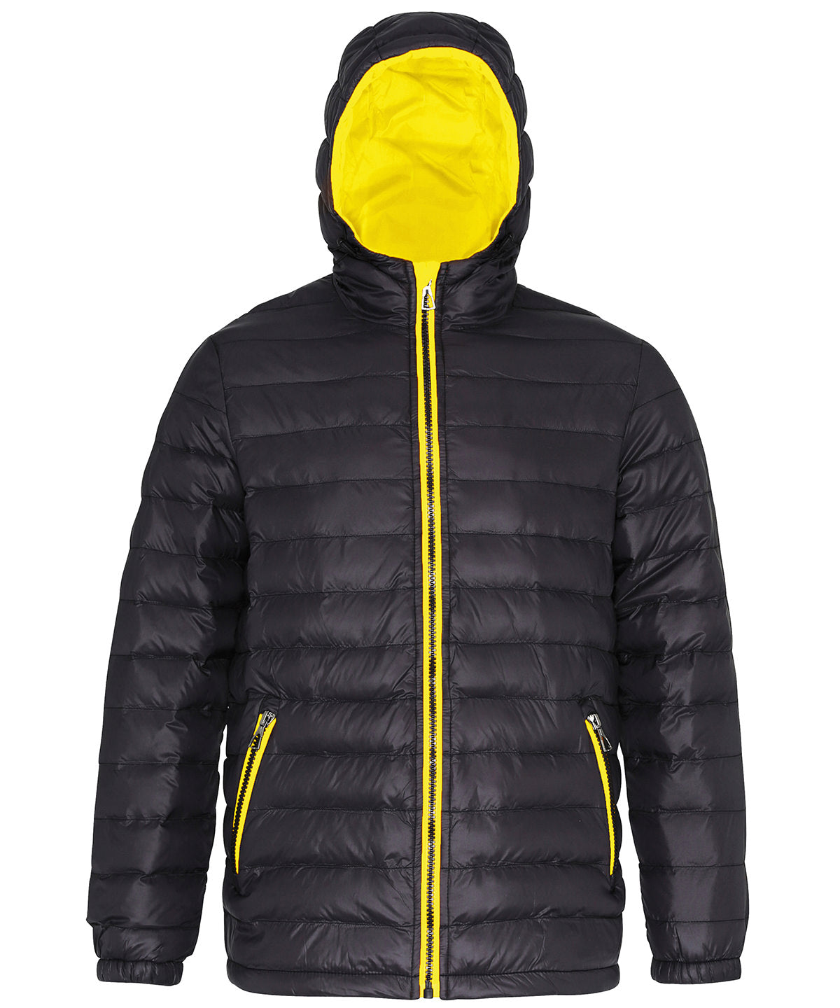 Padded jacket - Quilted insulated jacket with zip closure, lightweight water-resistant