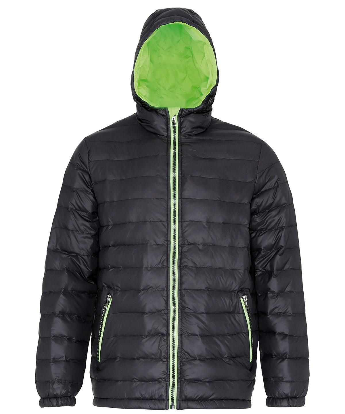 Padded jacket - Quilted insulated jacket with zip closure, lightweight water-resistant
