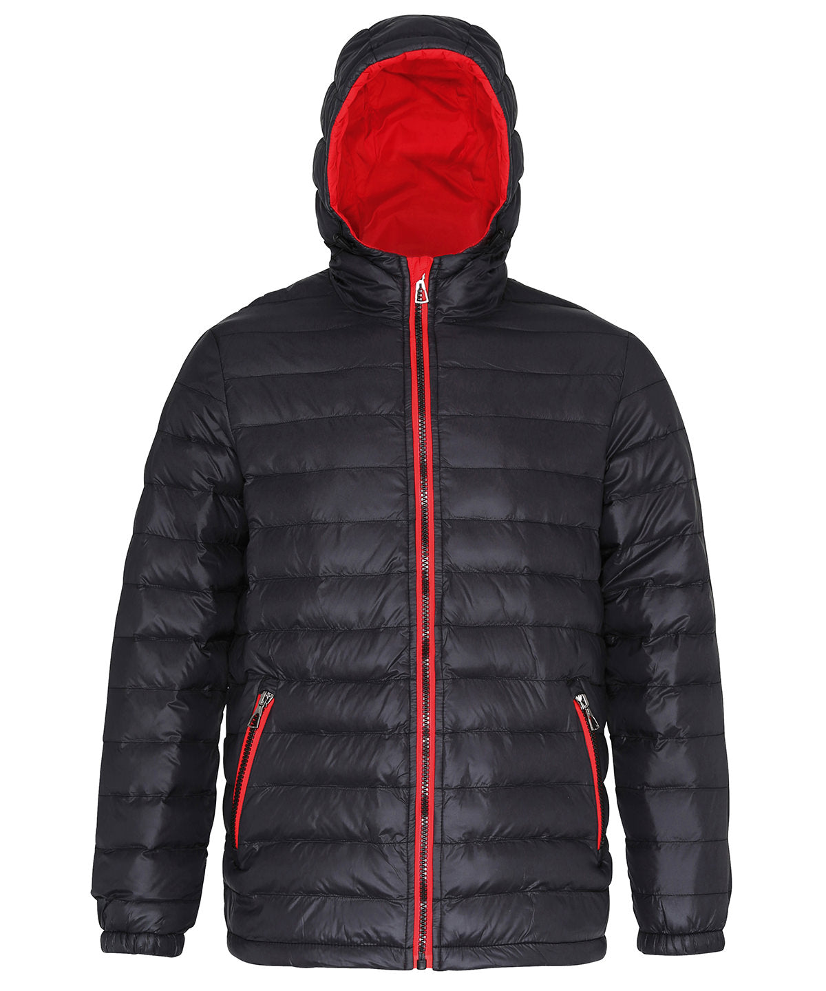 Padded jacket - Quilted insulated jacket with zip closure, lightweight water-resistant