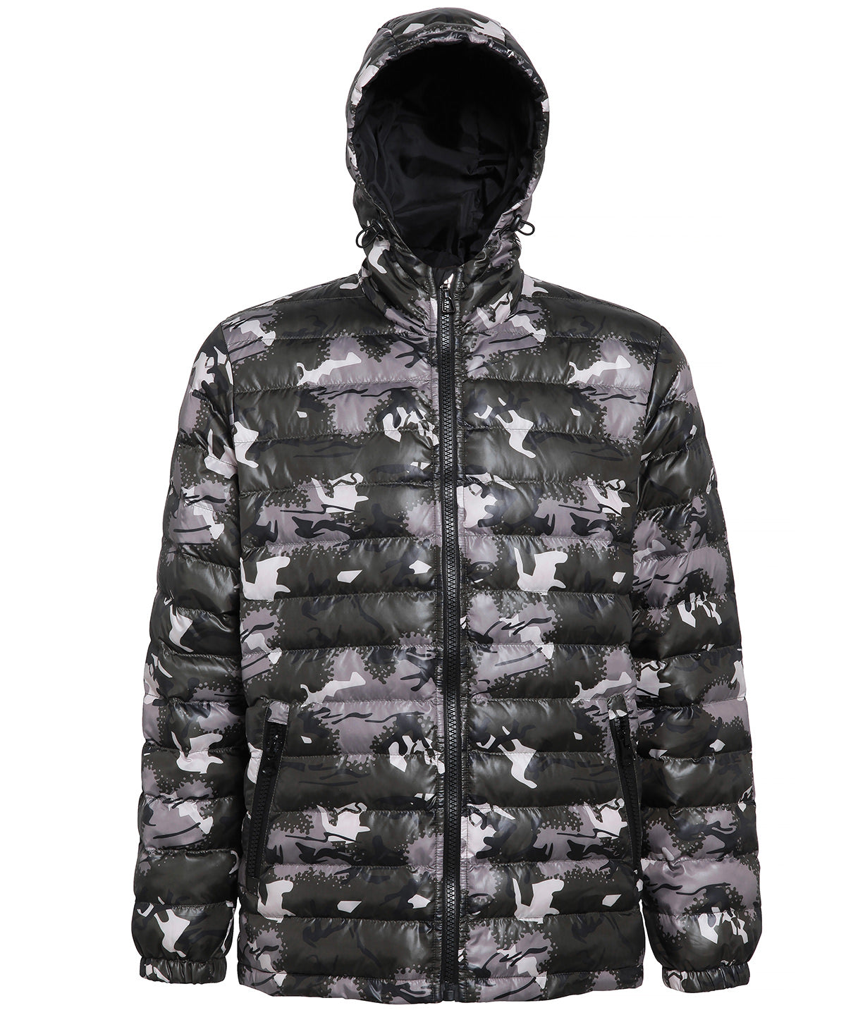 Padded jacket - Quilted insulated jacket with zip closure, lightweight water-resistant