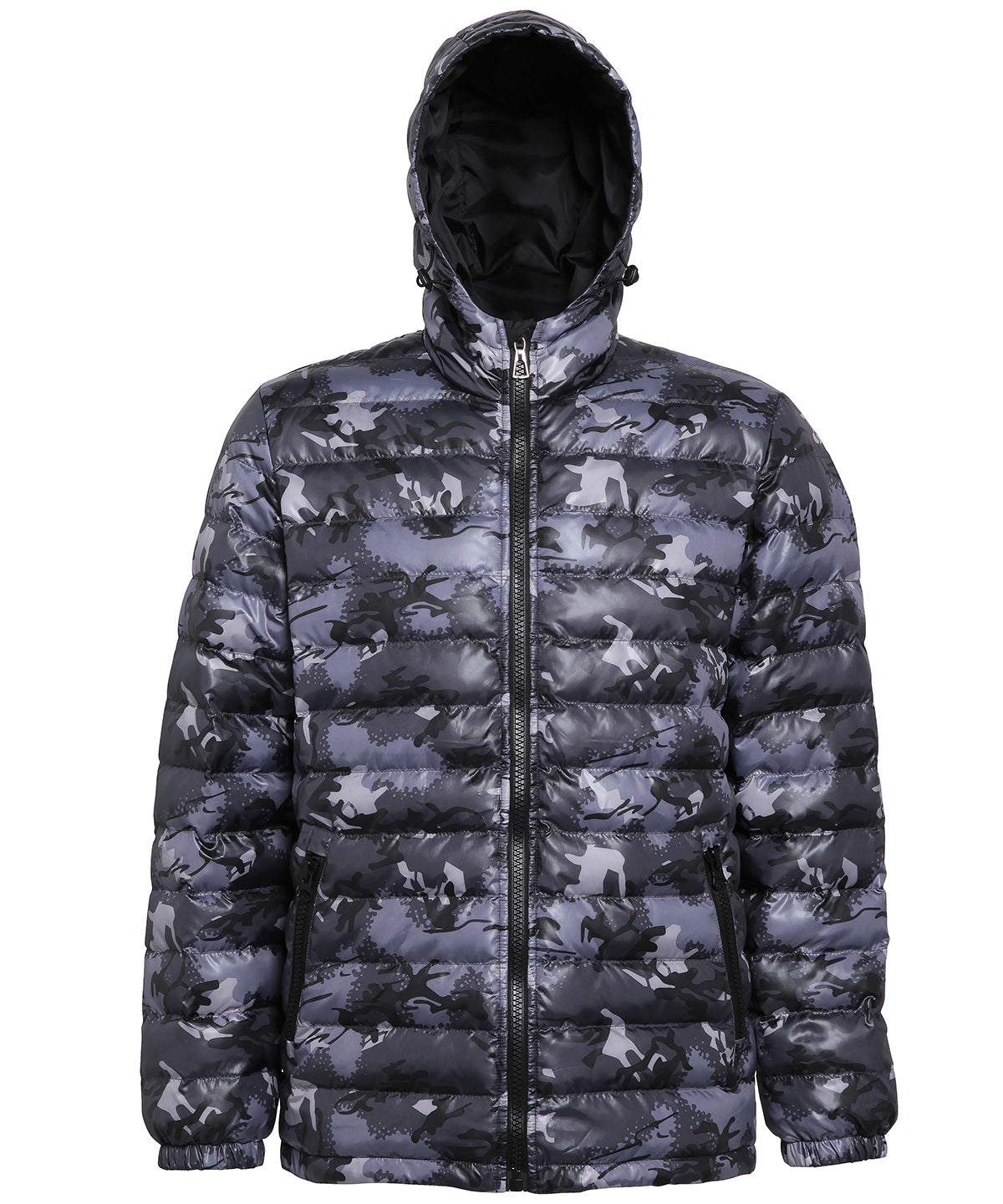 Padded jacket - Quilted insulated jacket with zip closure, lightweight water-resistant