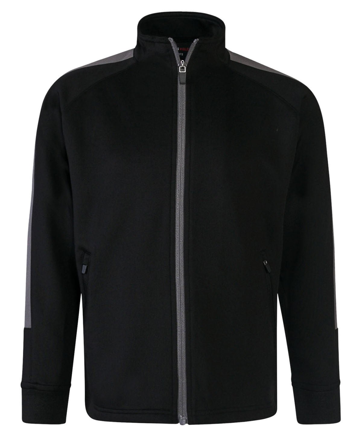 Kids knitted tracksuit top - 5/6 Years - Black/Gunmetal Grey