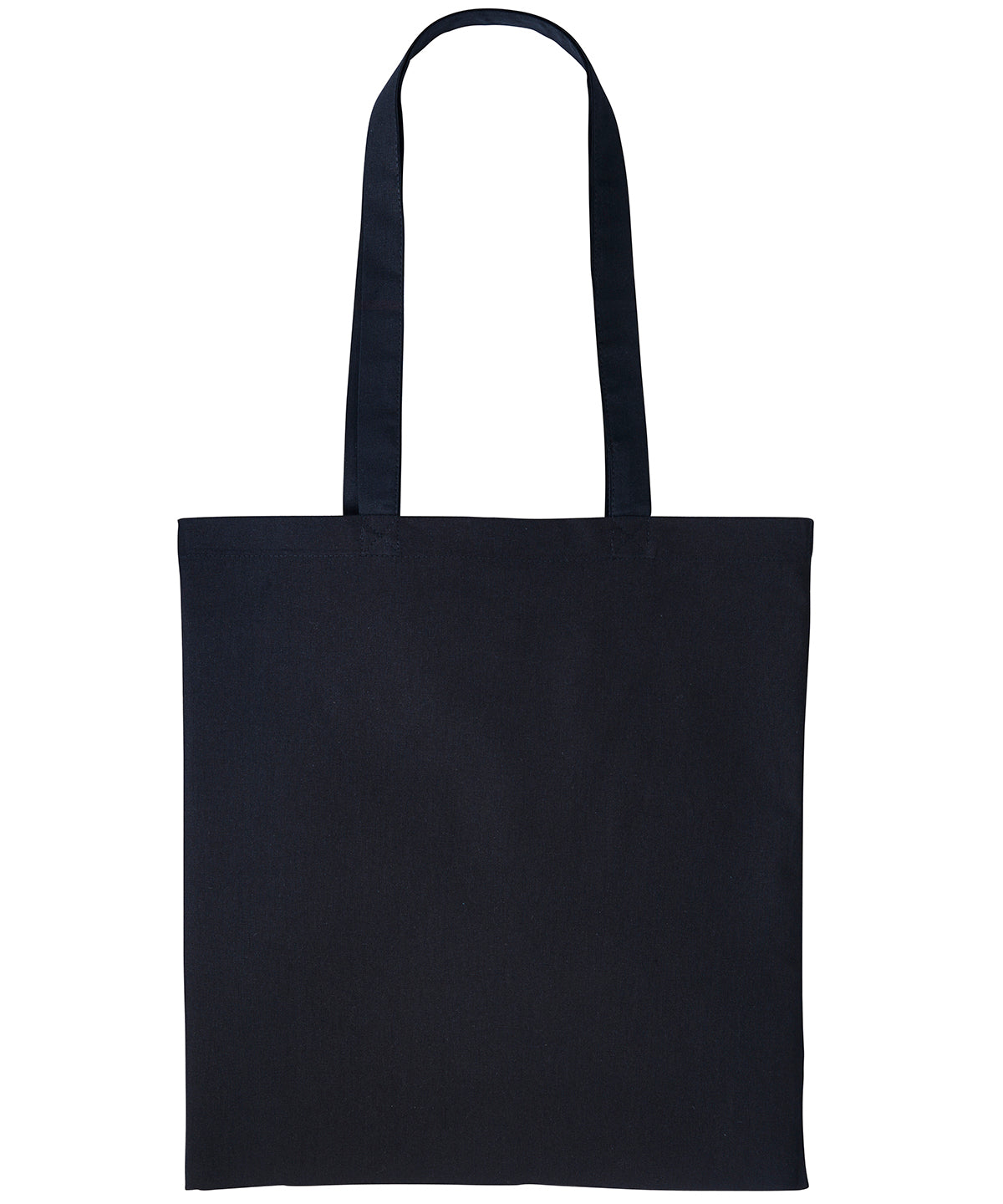 Cotton shopper long handle - One size - Black