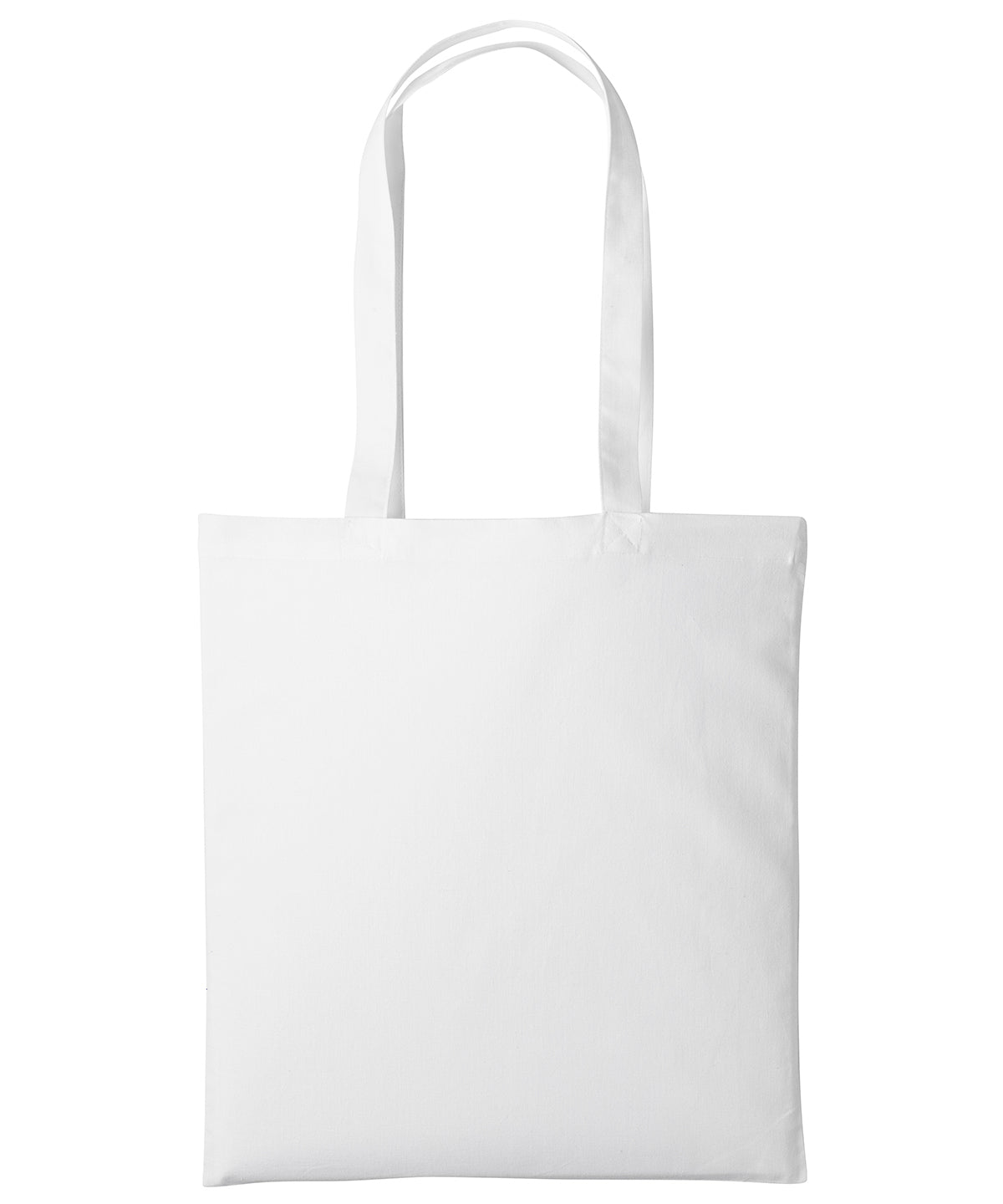 Cotton shopper long handle - One size - Reusable tote bag for shopping & daily use Natural