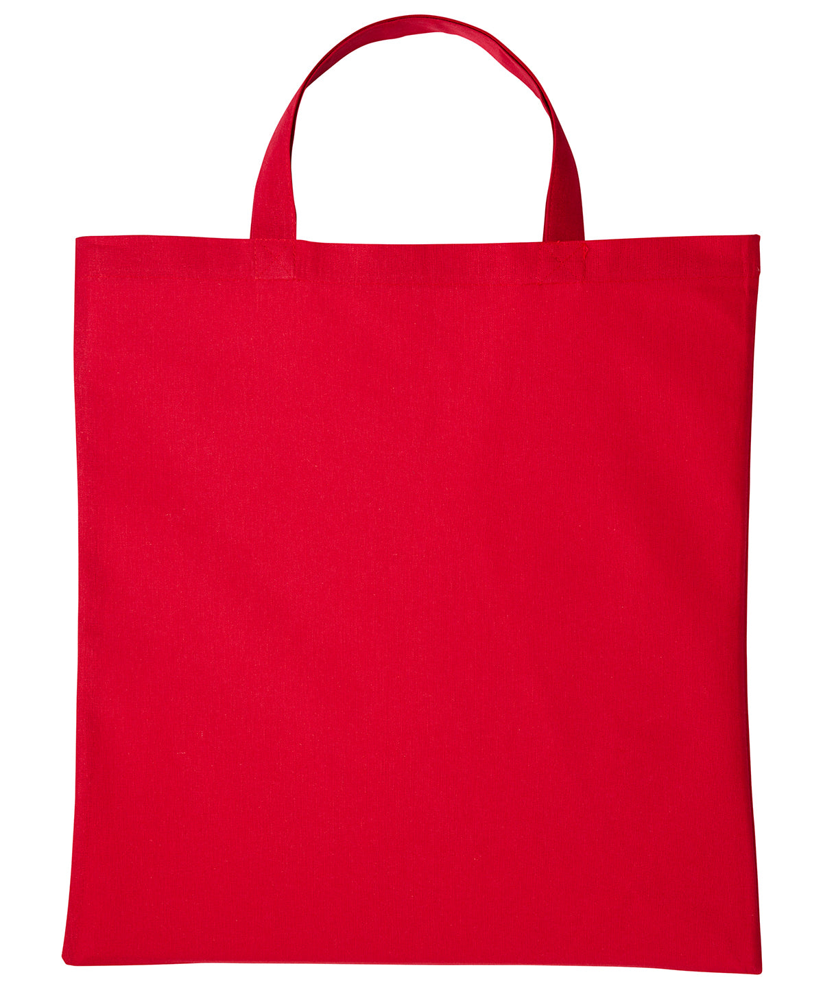 Cotton shopper short handle - One size - Hot Red