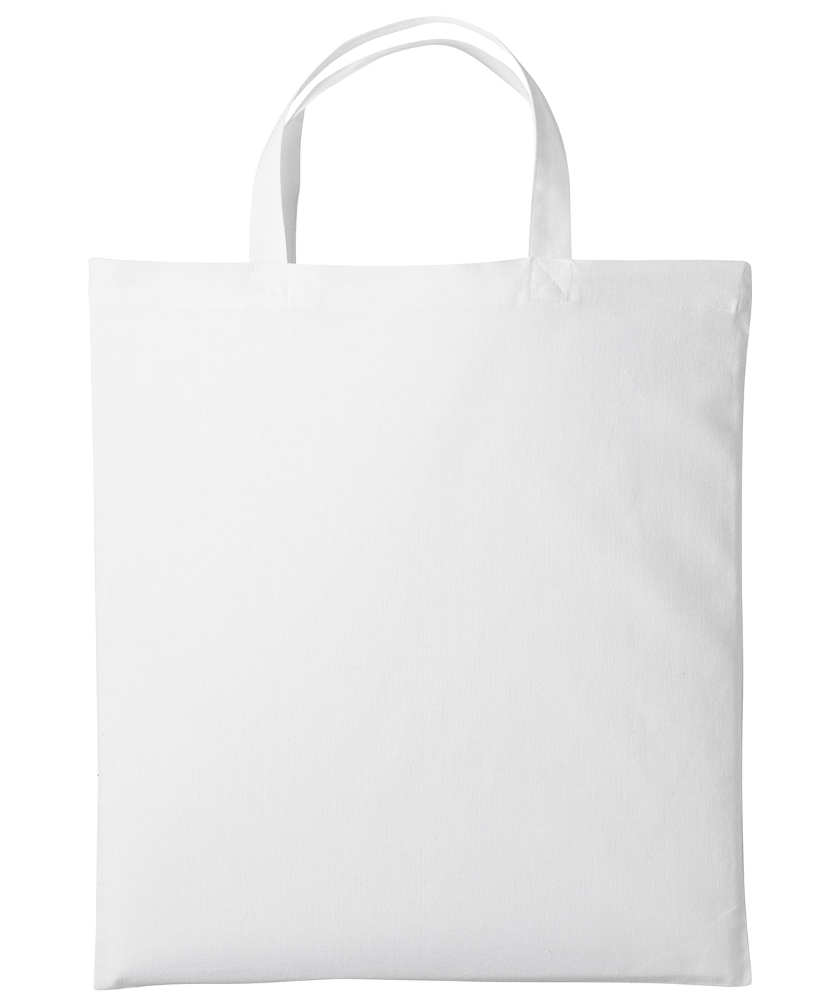 Cotton shopper short handle - One size - White