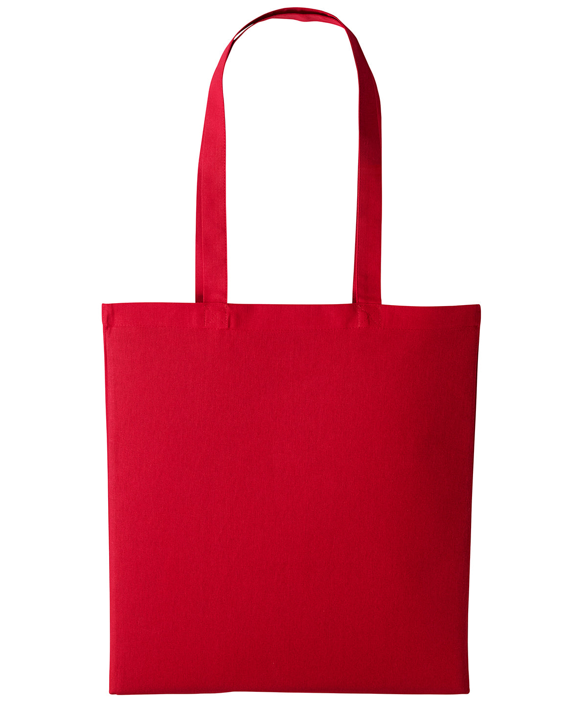 Cotton shopper long handle - One size - Reusable tote bag for shopping & daily use Natural