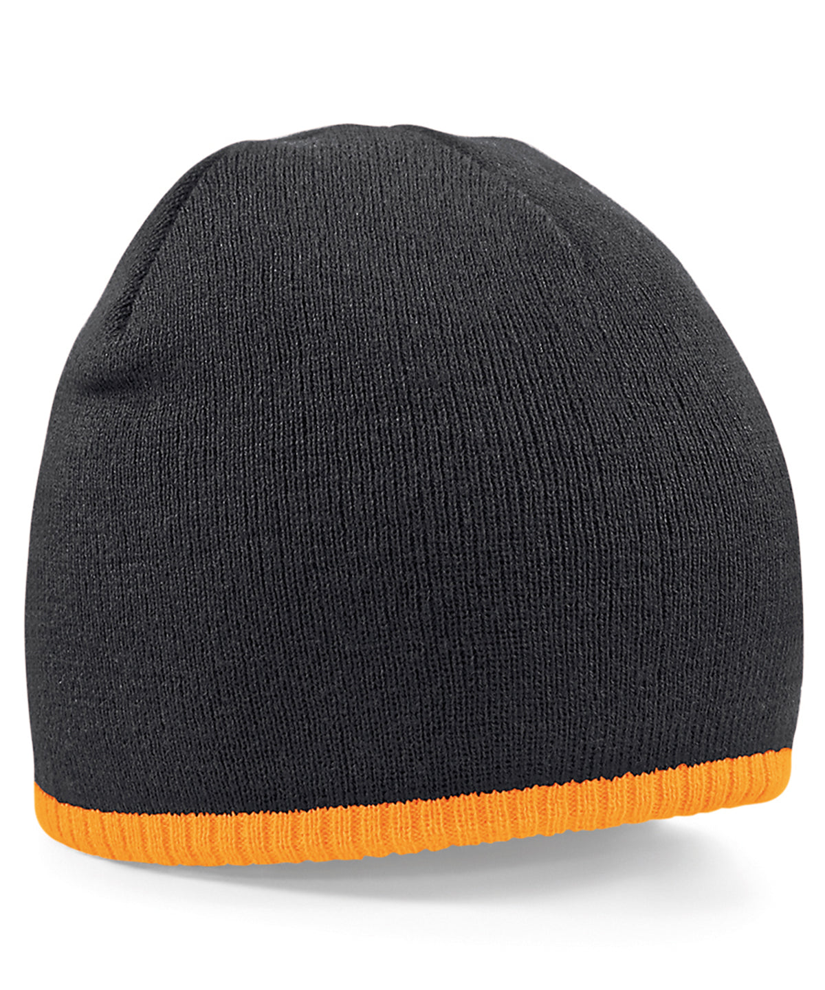 Two-tone pull-on beanie in one size with a stylish and comfortable fit for all-day wear