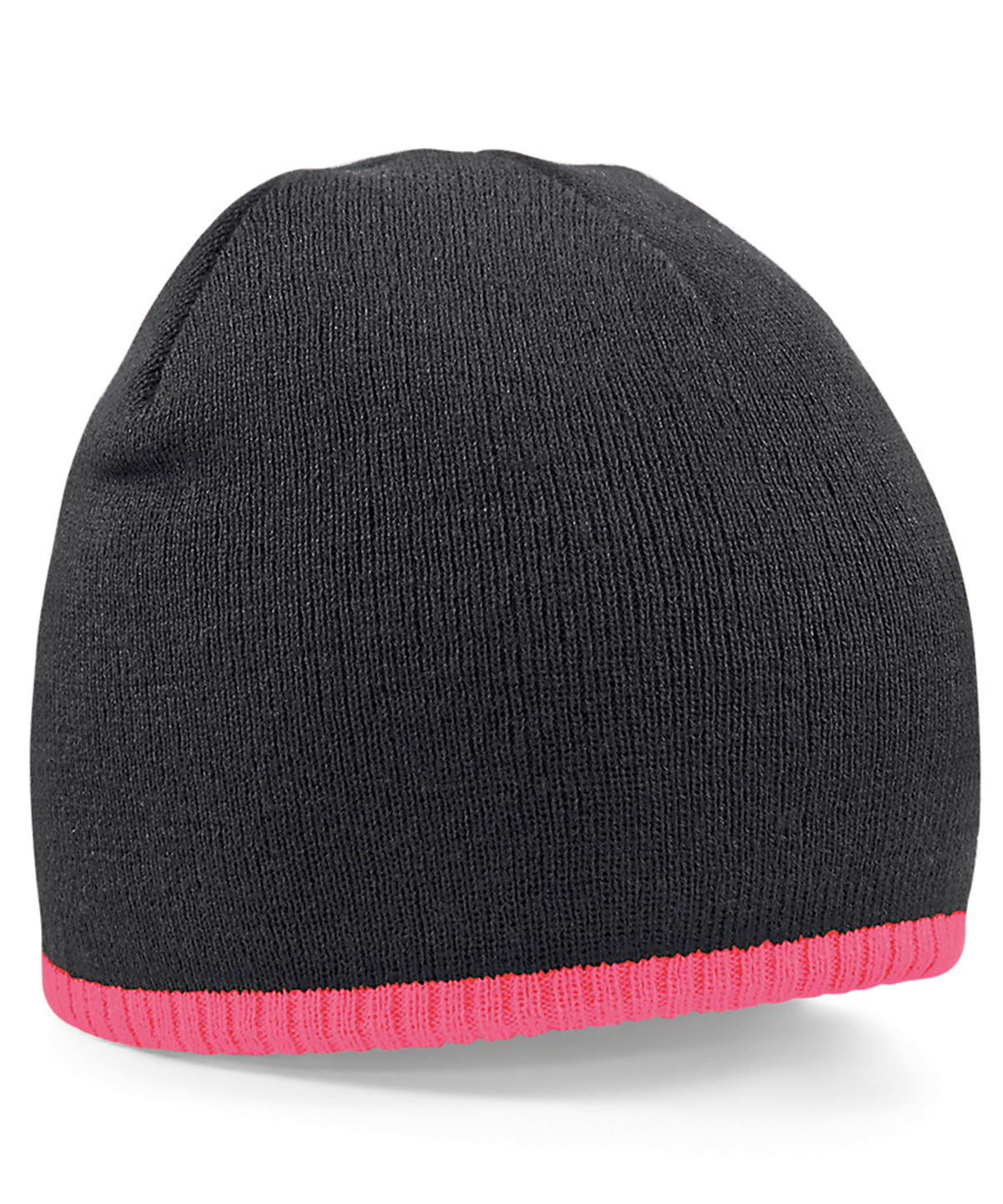 Two-tone pull-on beanie in one size with a stylish and comfortable fit for all-day wear