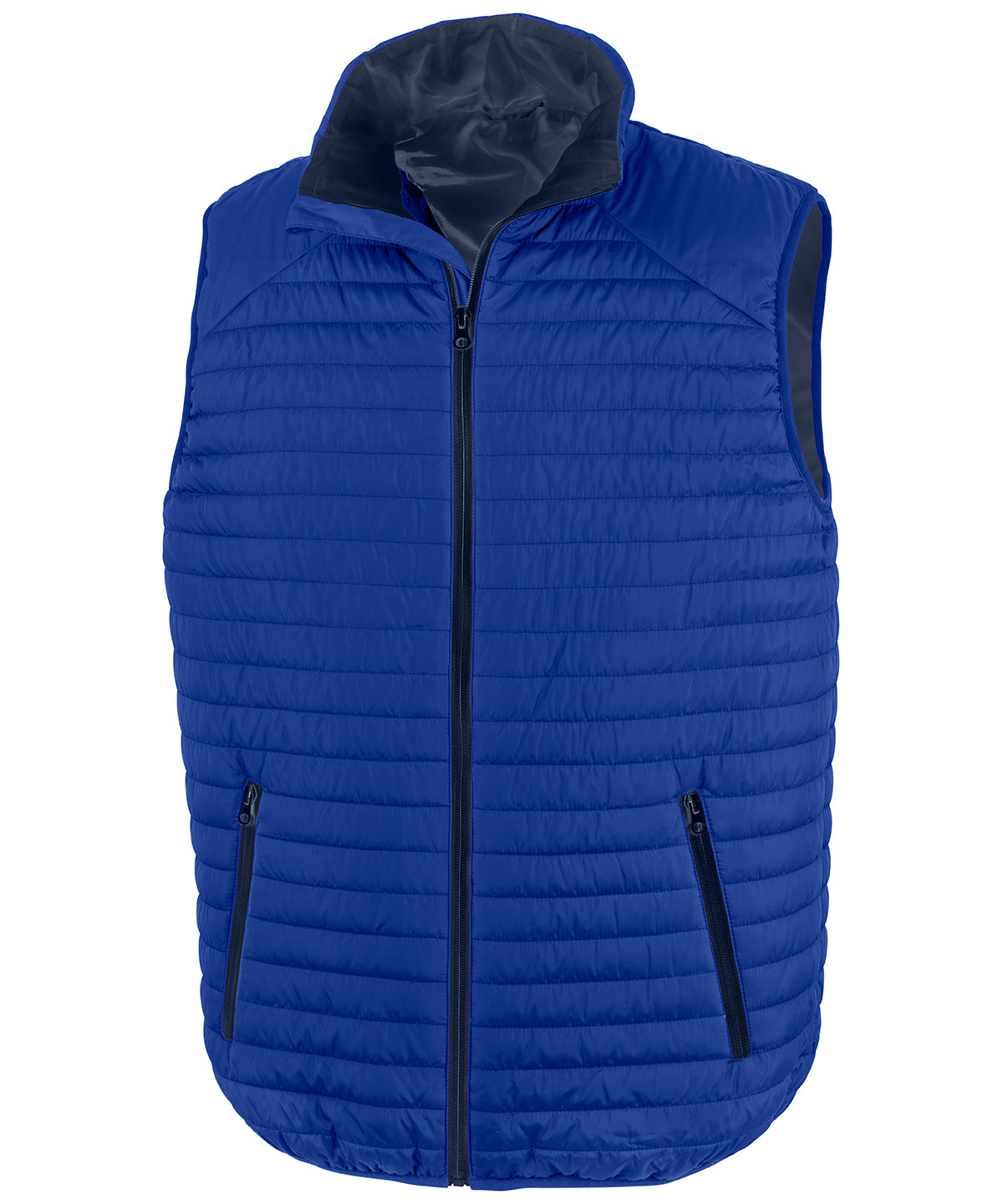 Thermoquilt gilet insulated vest for outdoor warmth and comfort in multiple sizes and color options