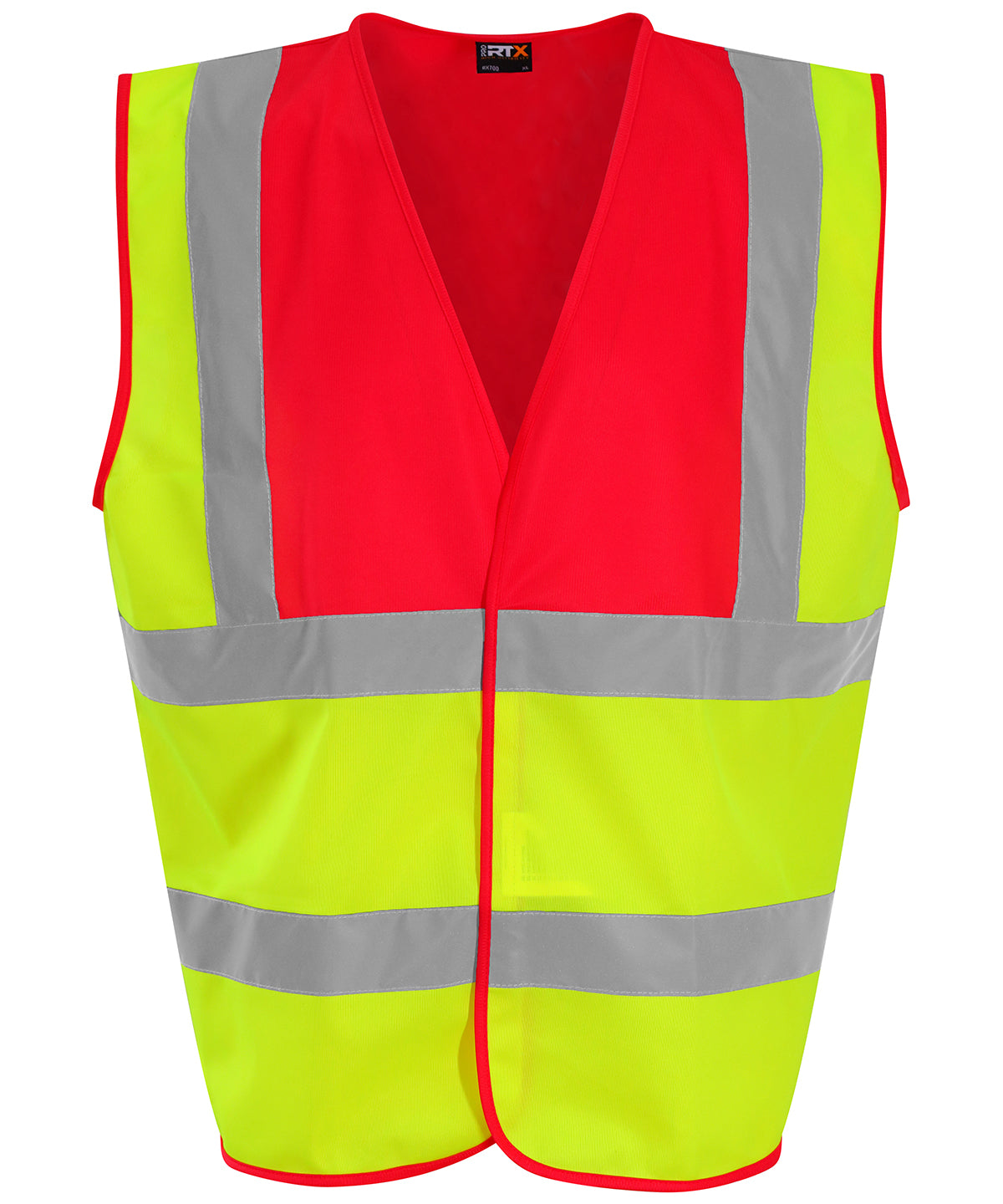 Waistcoat - 3XL - HV Yellow/Red