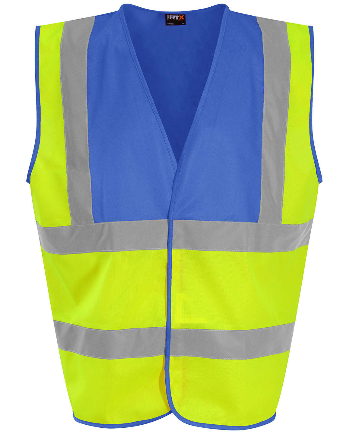 Waistcoat - M - HV Yellow/Royal Blue