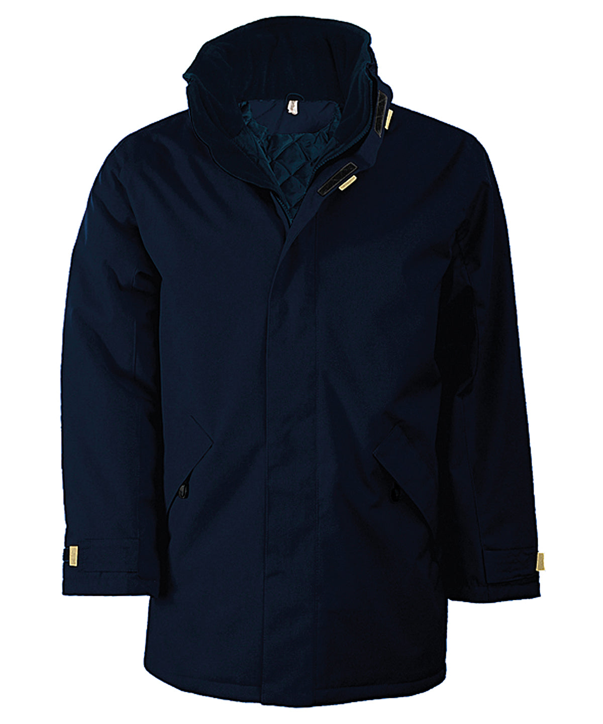Quilted parka - S - Navy/Navy*�