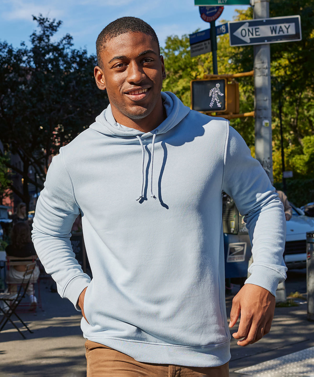 B&C Inspire Hooded Pullover Sweatshirt Unisex Casual Athletic Premium Quality Top