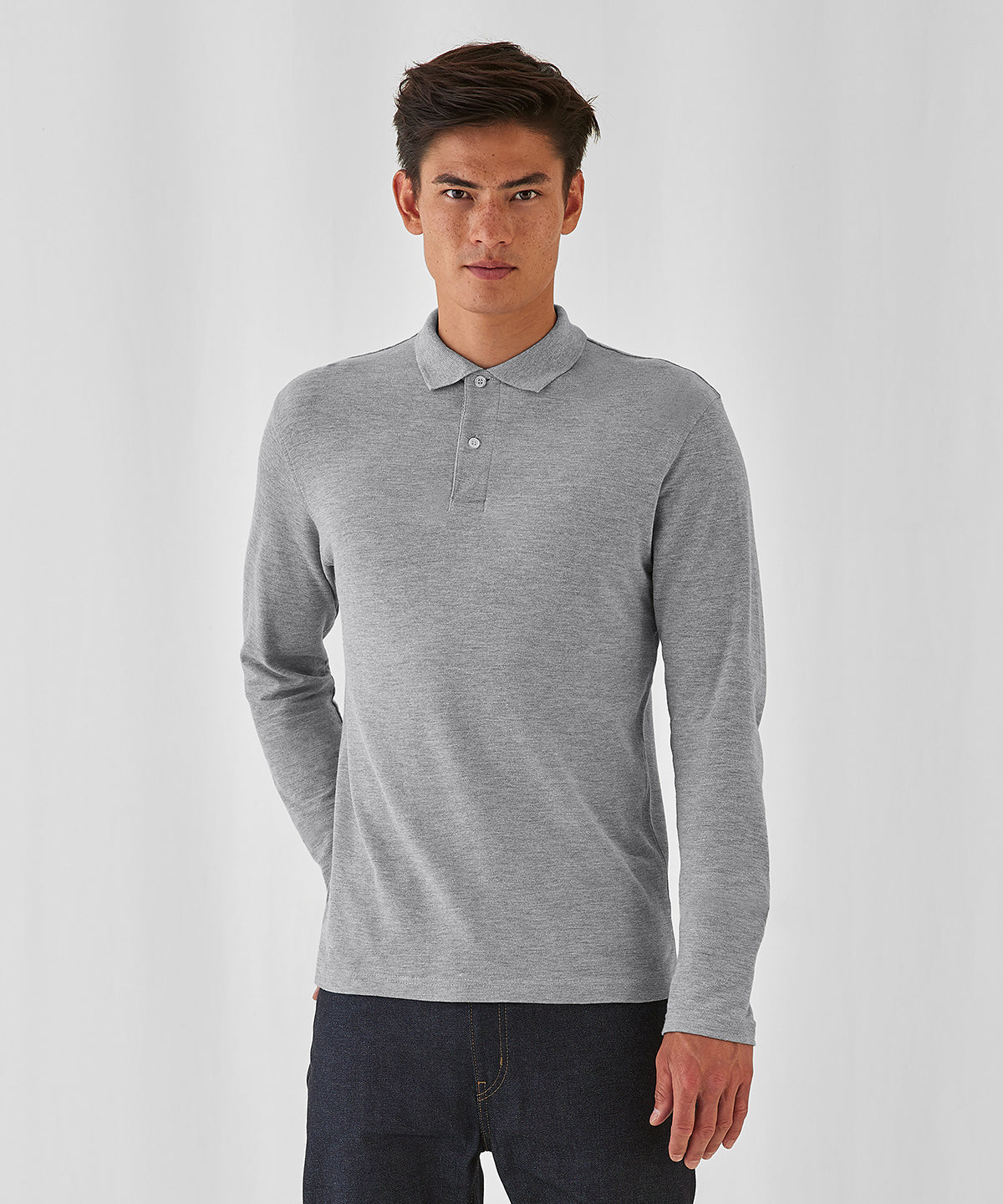 B&C ID.001 LSL - Classic Long Sleeve Cotton Shirt for Printing and Customization