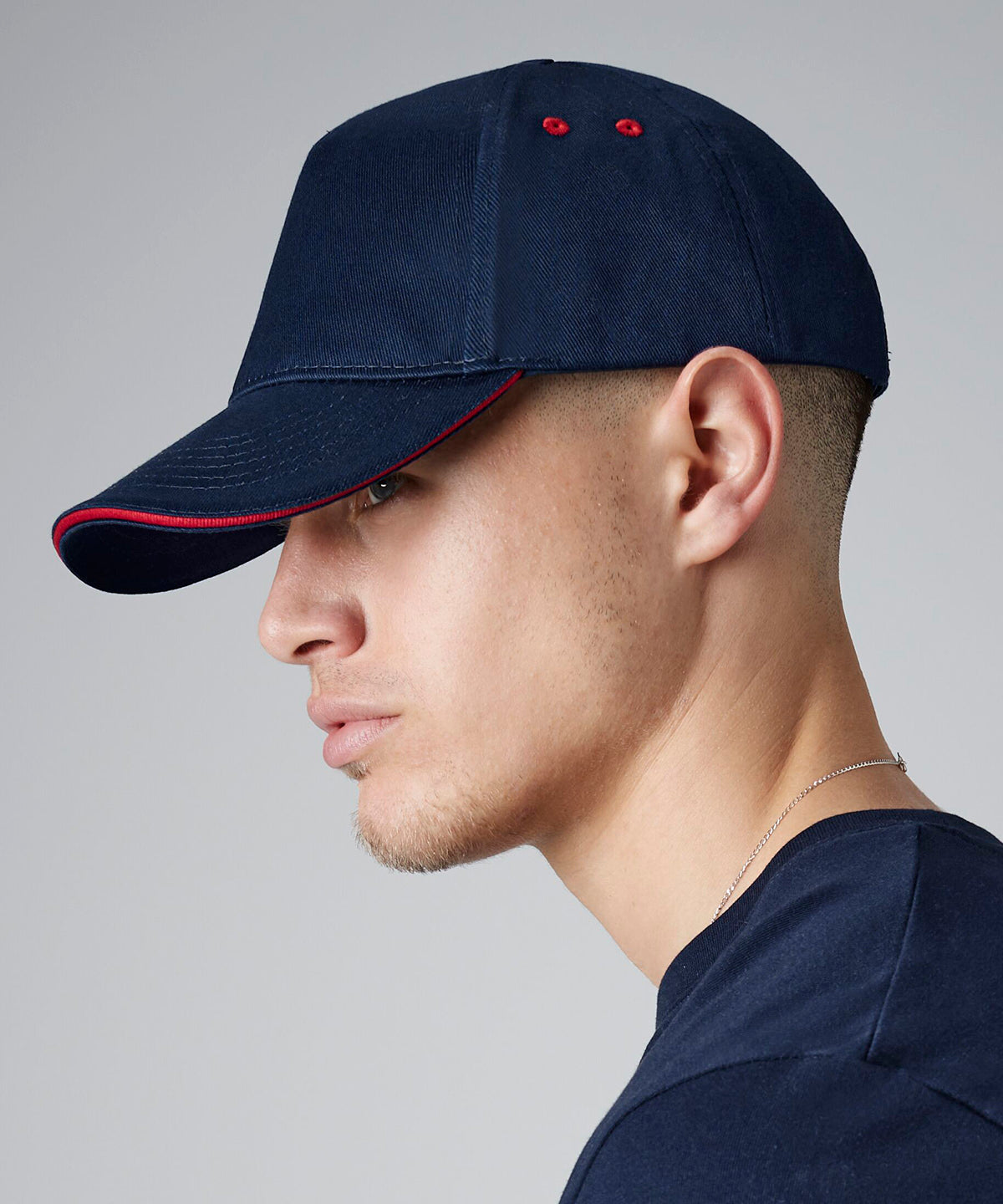 Ultimate 5-panel cap with sandwich peak, one size fits all, stylish and versatile design