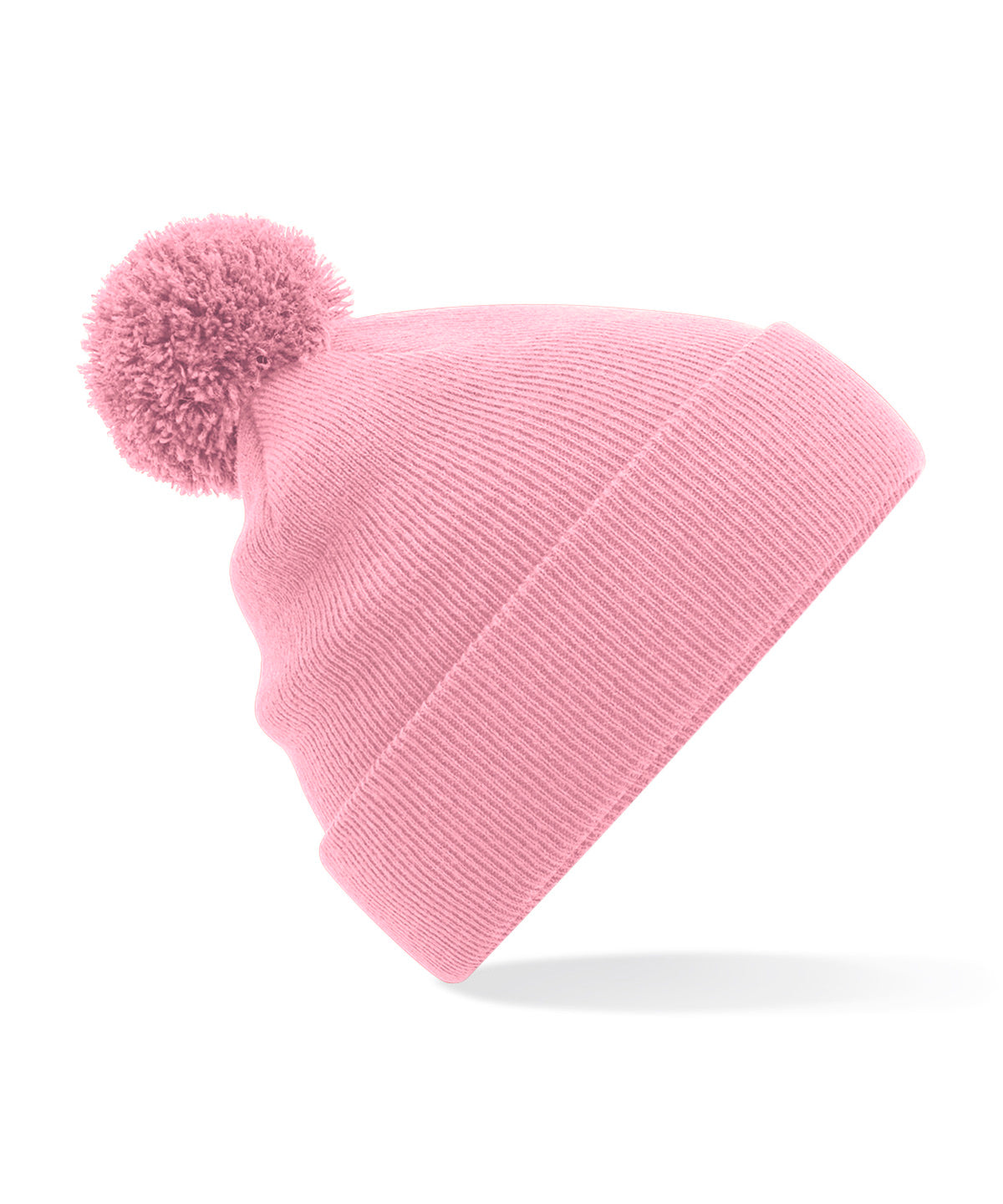 Original Pom Pom Beanie - One Size Classic Knit Hat with Soft Pom Pom Detail