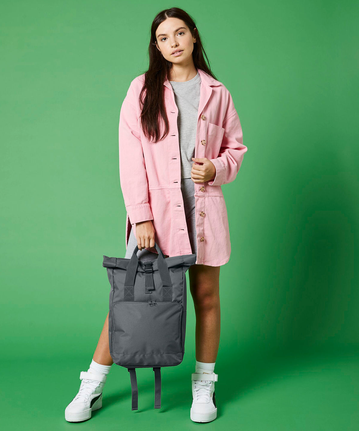 Twin handle roll-top backpack - One size - Classic and versatile design