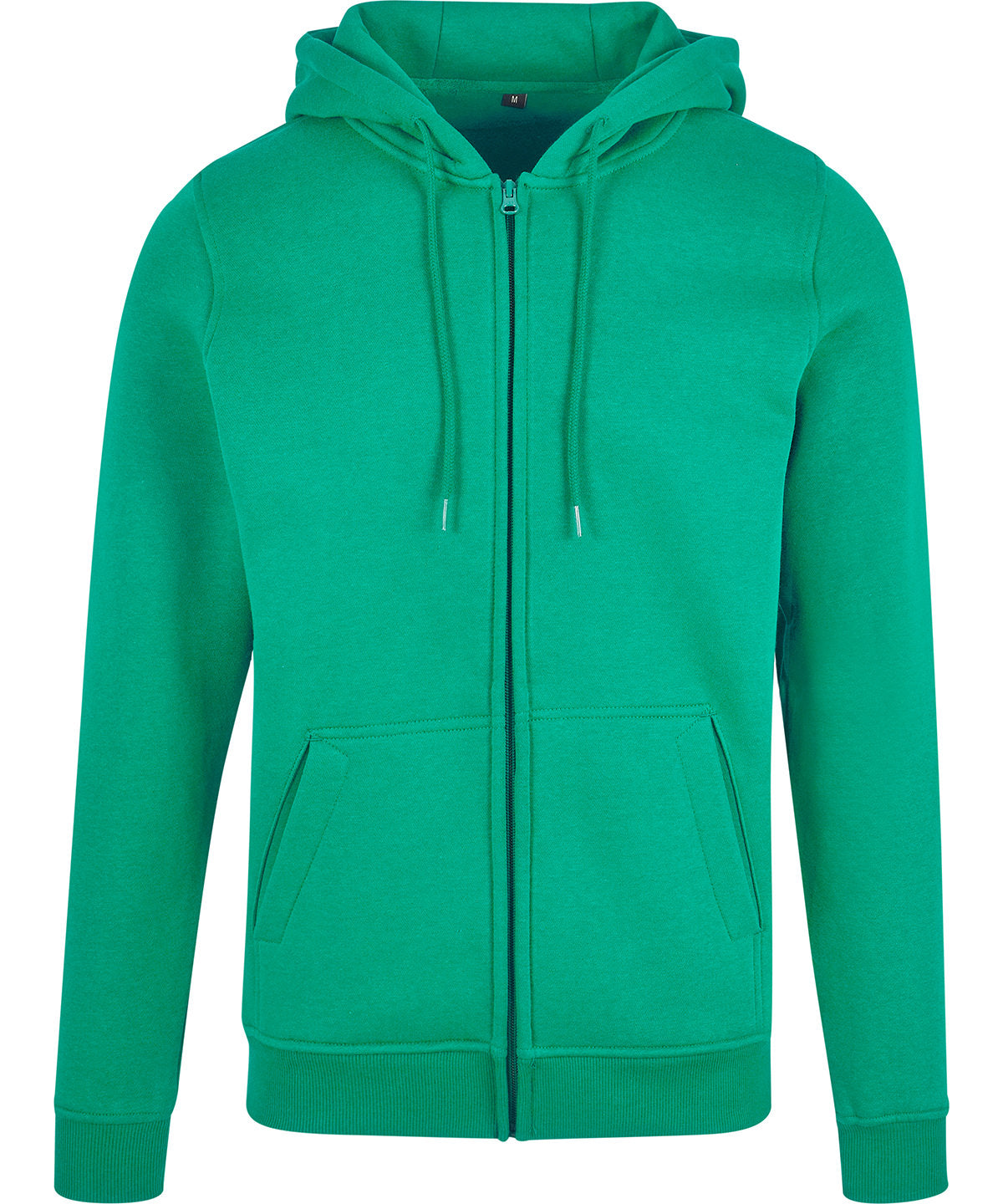 Heavy zip hoodie - M - Grass Green