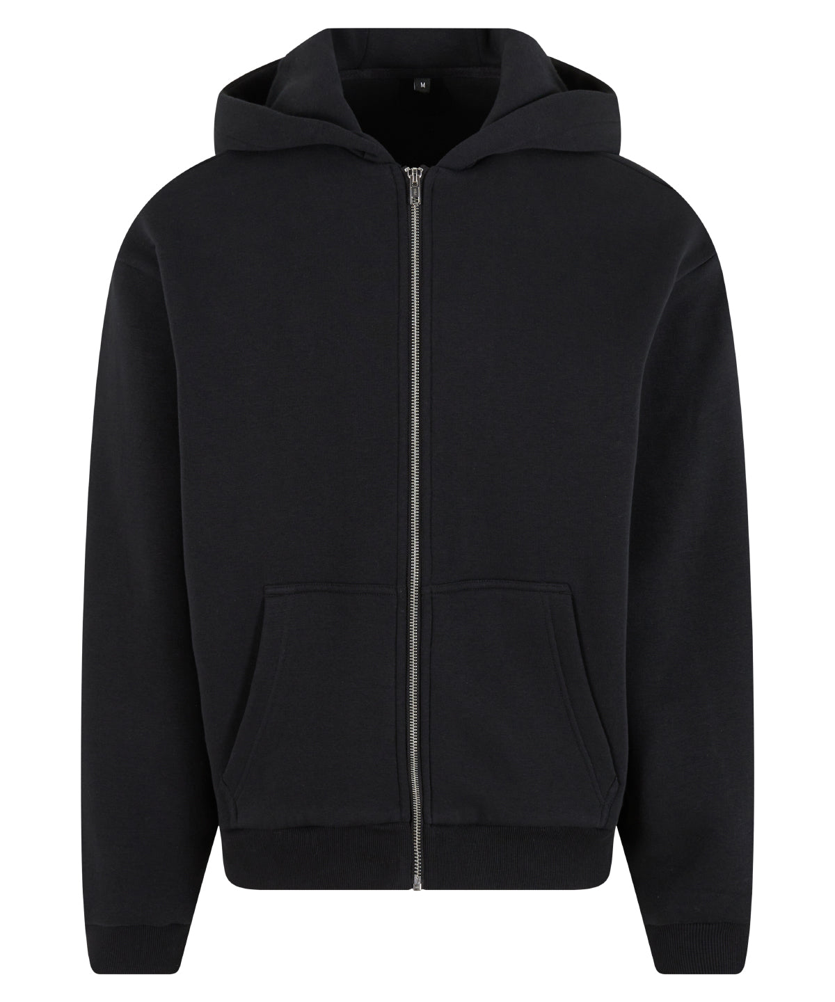 Fluffy zip hoodie - S - Black