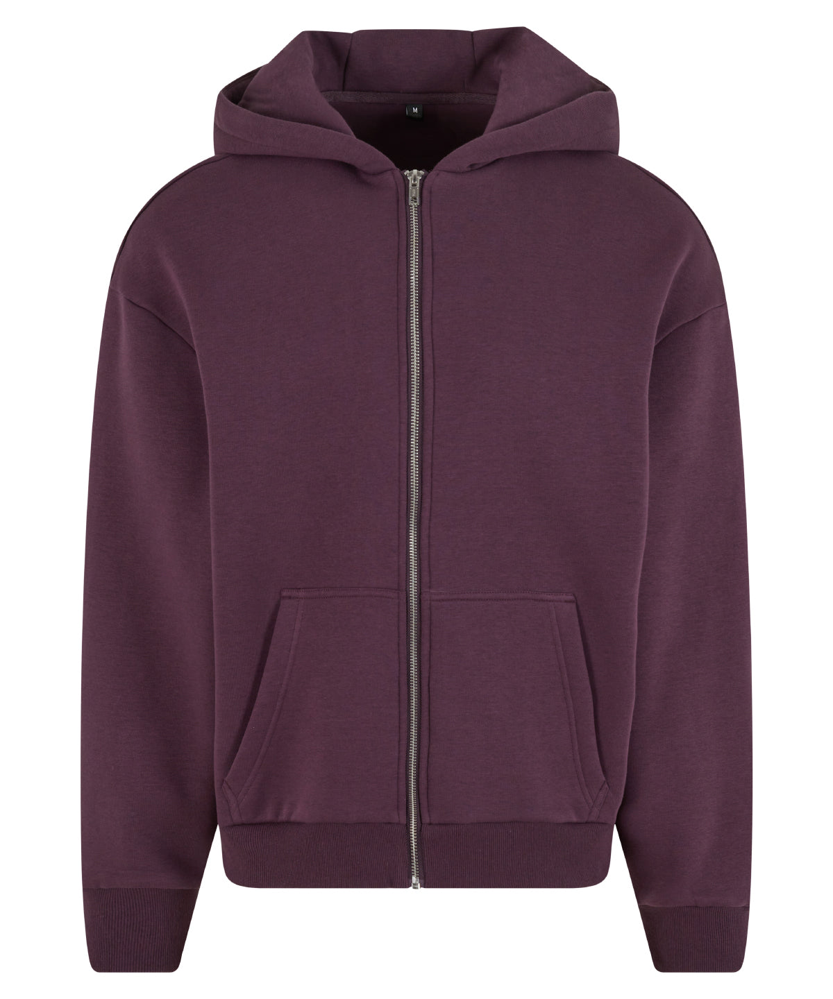 Fluffy zip hoodie - 2XL - Plum Purple
