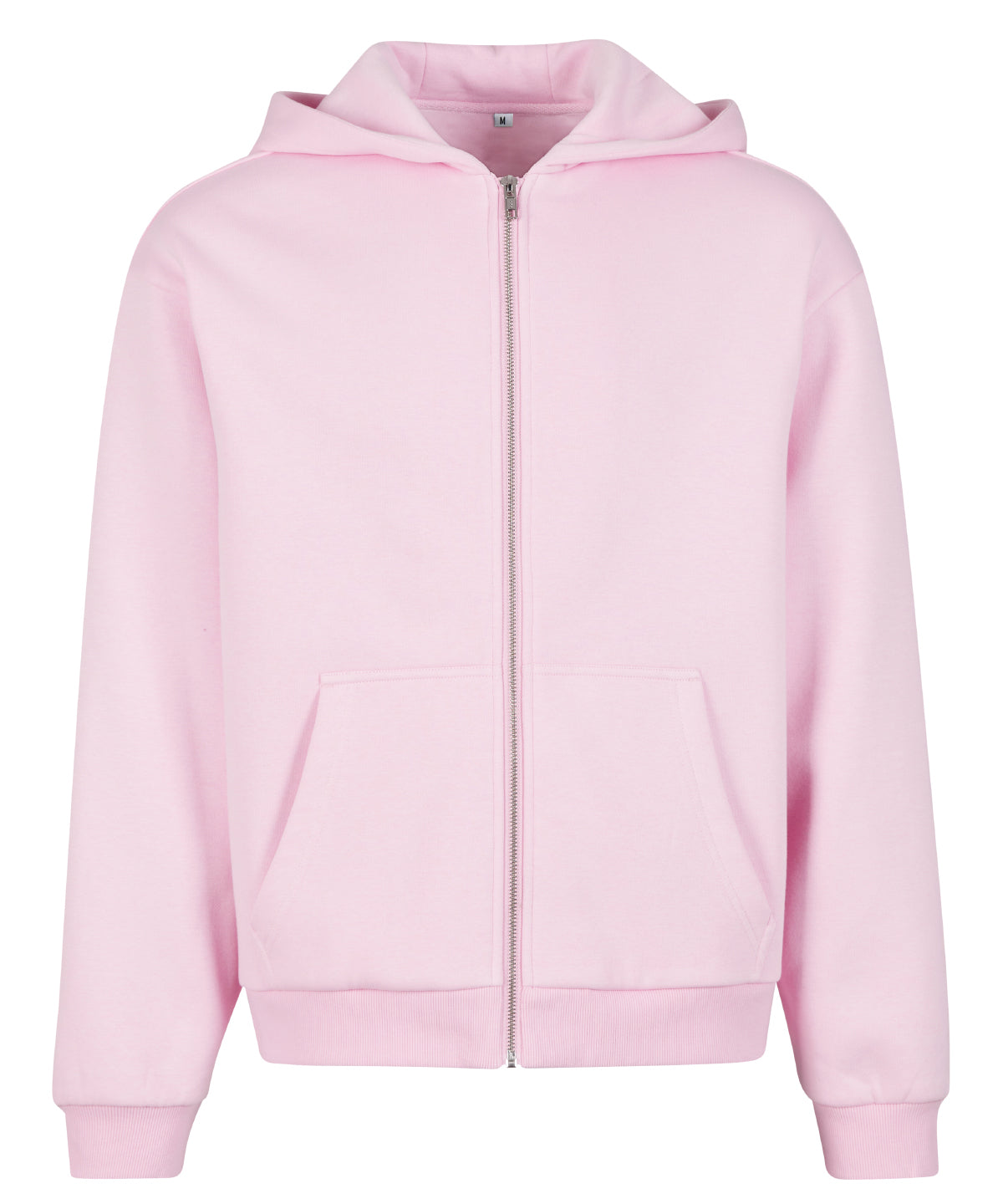 Fluffy zip hoodie - 3XL - Soft Pink