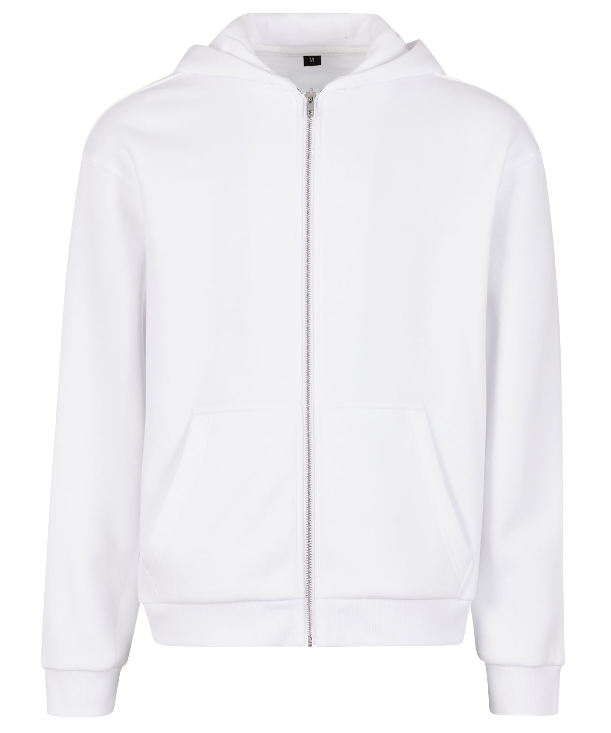 Fluffy zip hoodie - XS - White