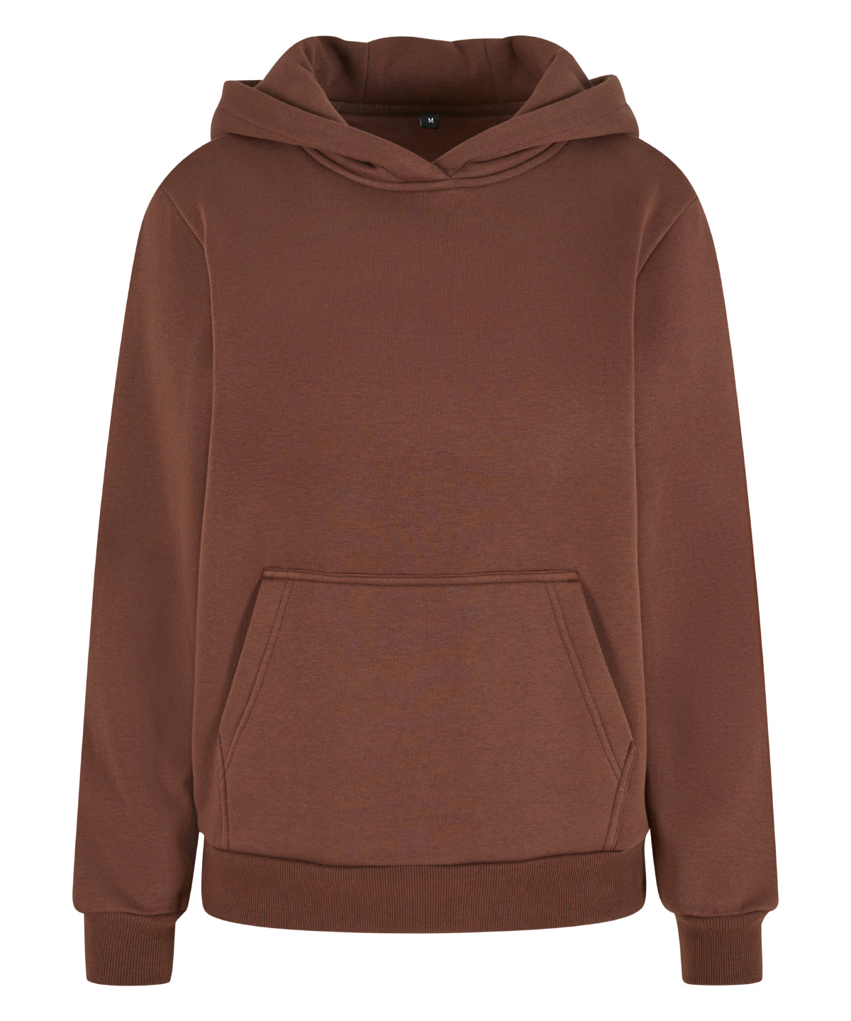 Women’s fluffy hoodie - L - Chocolate Brown