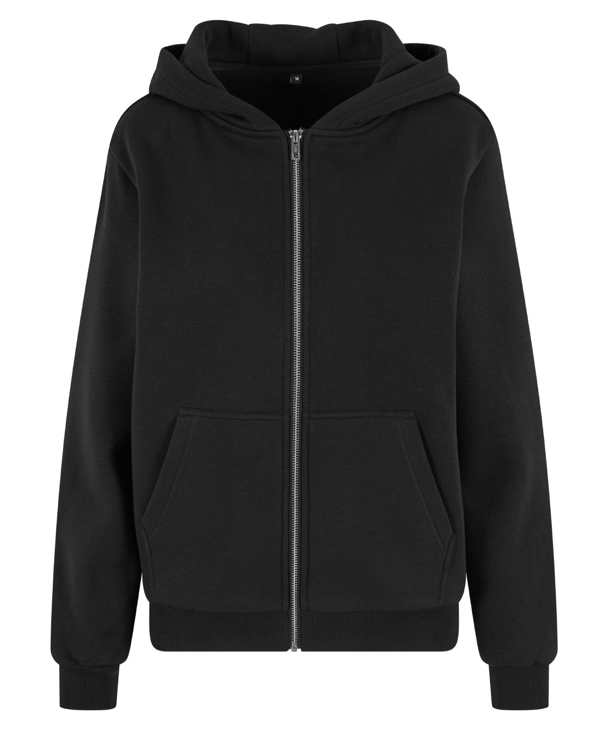 Women’s fluffy zip hoodie - L - Black