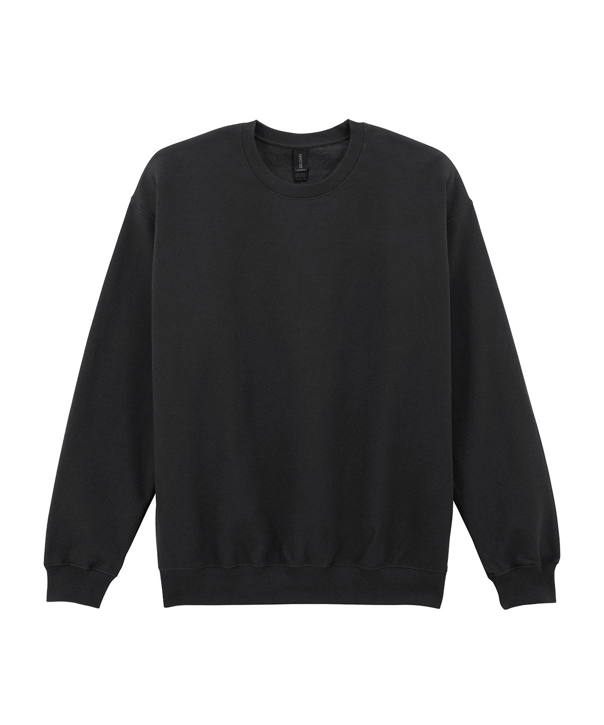 Softstyle™ midweight fleece adult crew neck - 3XL - Black