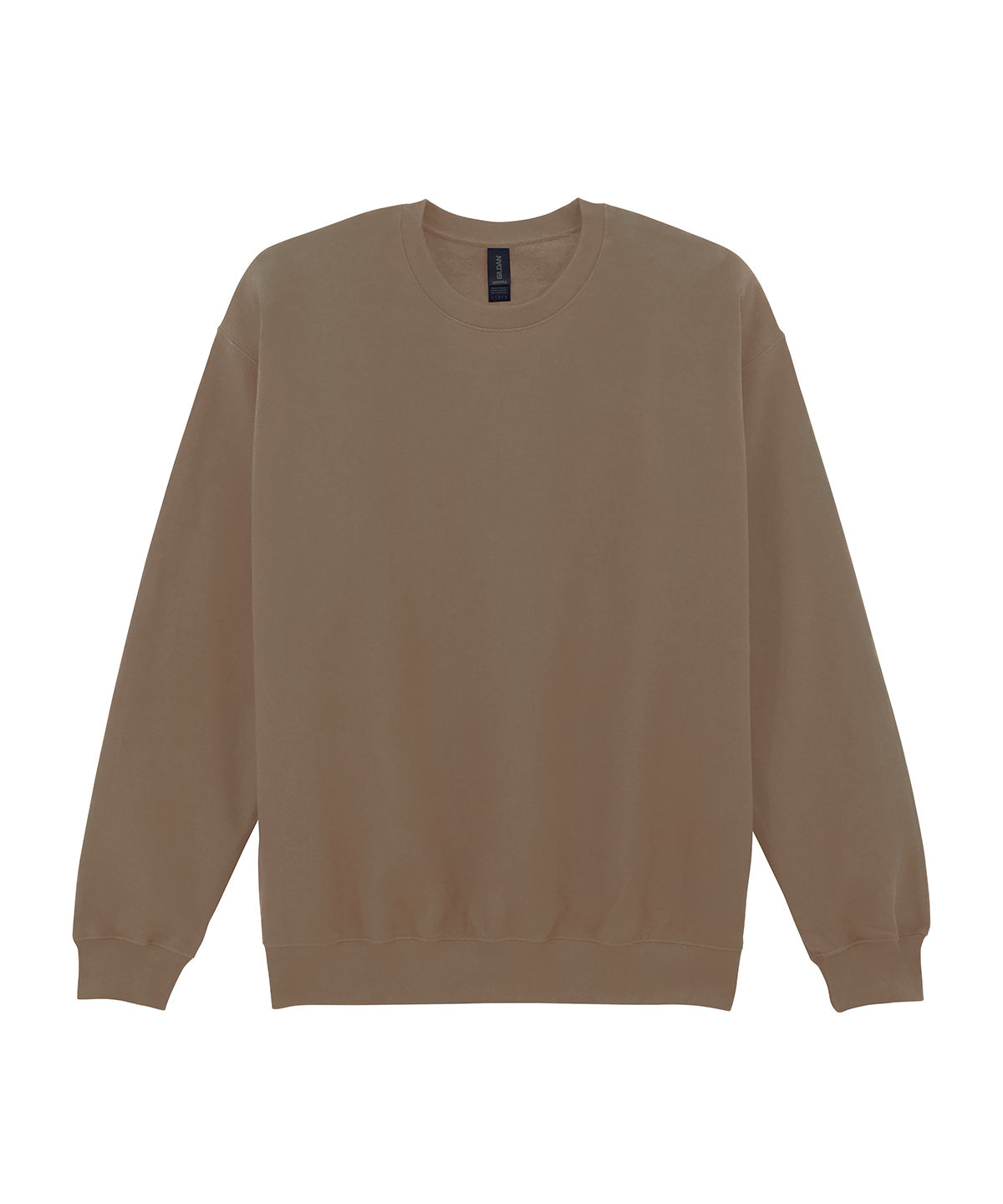 Softstyle™ midweight fleece adult crew neck - XL - Brown Savana