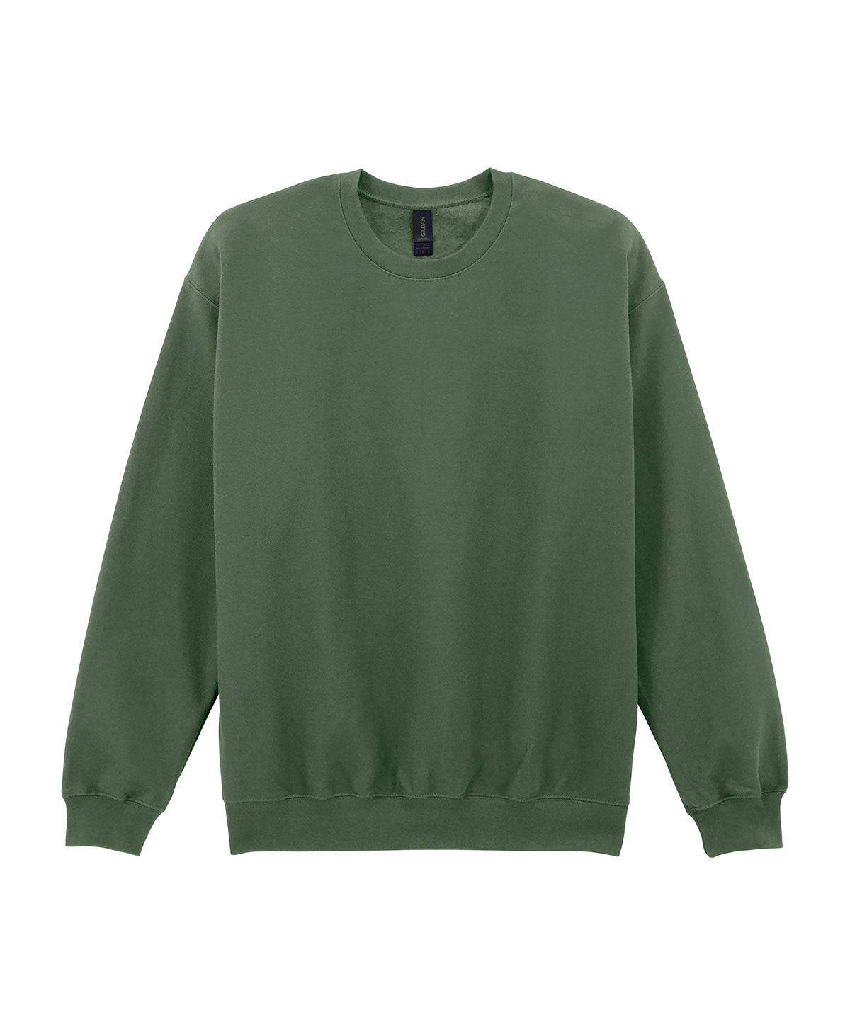 Softstyle™ midweight fleece adult crew neck - L - Military Green