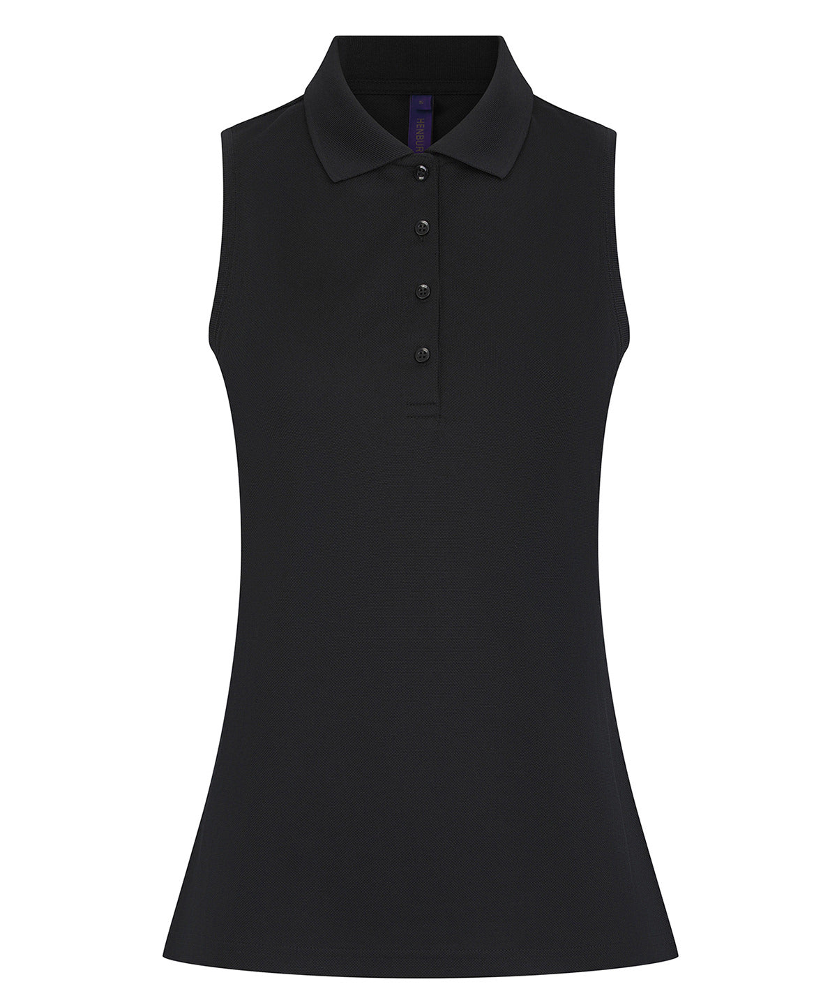 Women’s sleeveless Coolplus® polo shirt - XL - Black