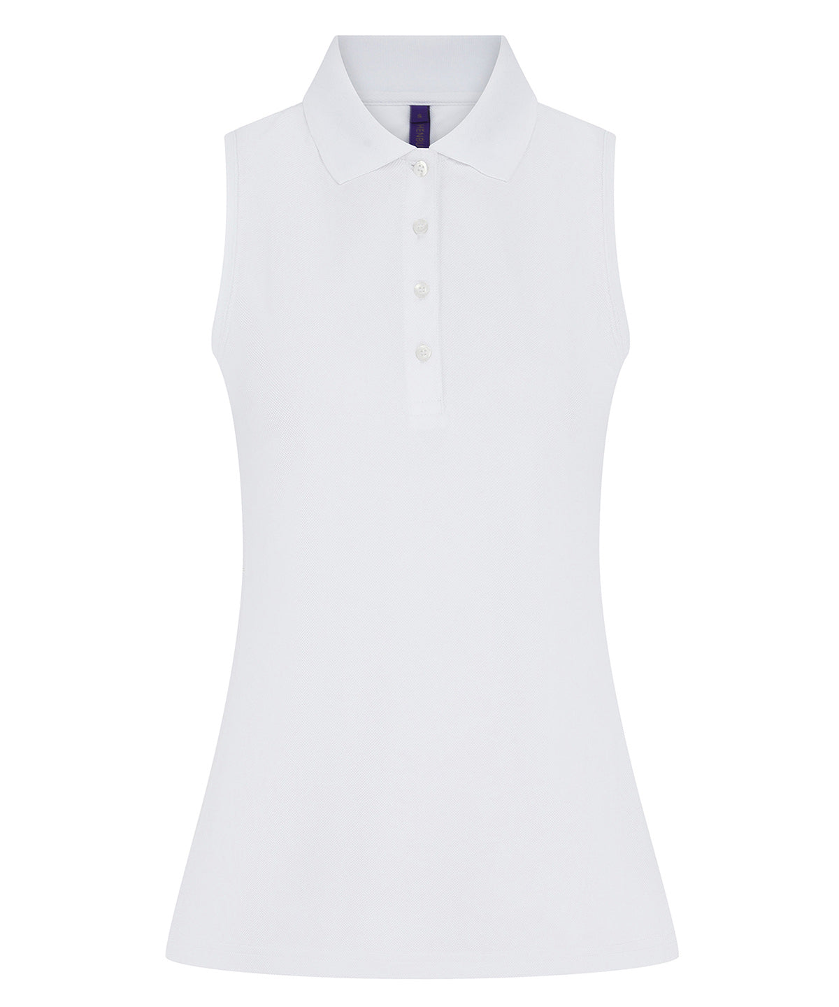 Women’s sleeveless Coolplus® polo shirt - M - White