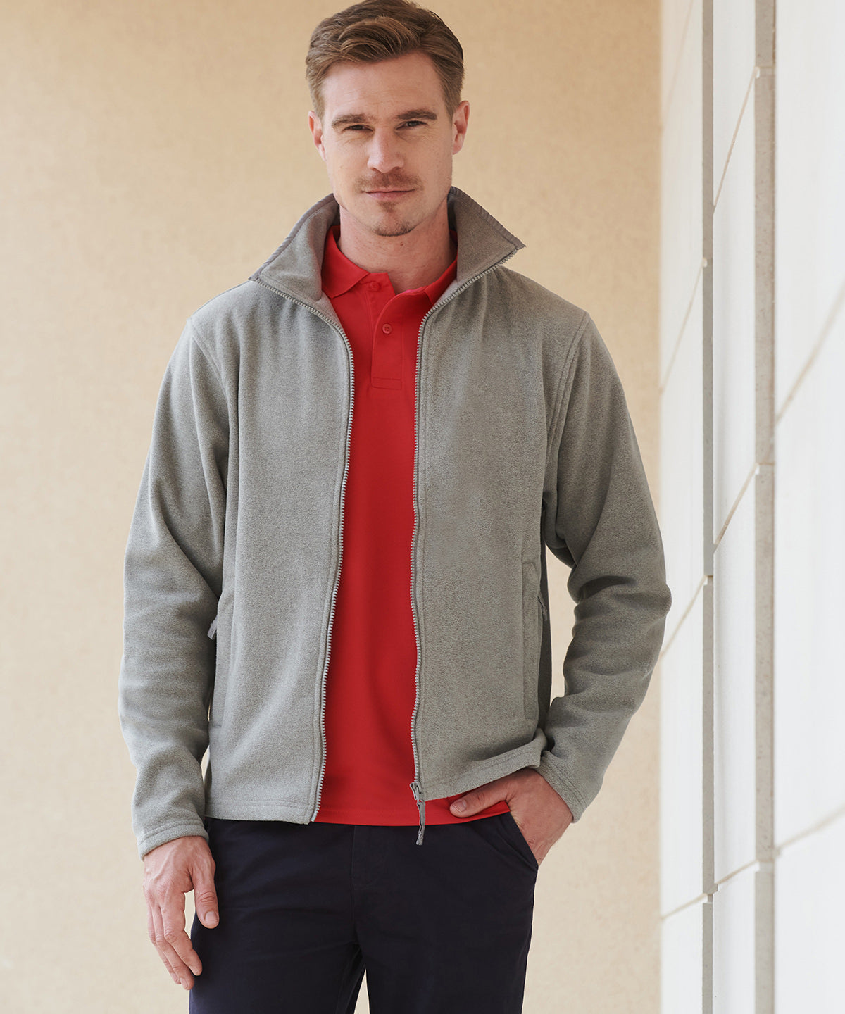Microfleece Jacket in Multiple Sizes and Colors for Comfortable Layering